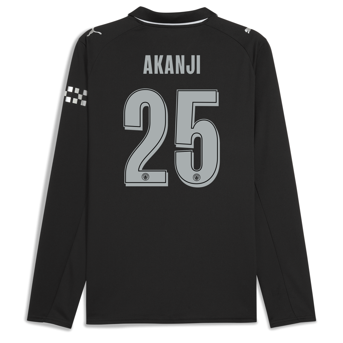 Manchester City manchester city man city away jersey 202526 long sleeve with akanji 25 printing Collection - ManchesterCitystore.com