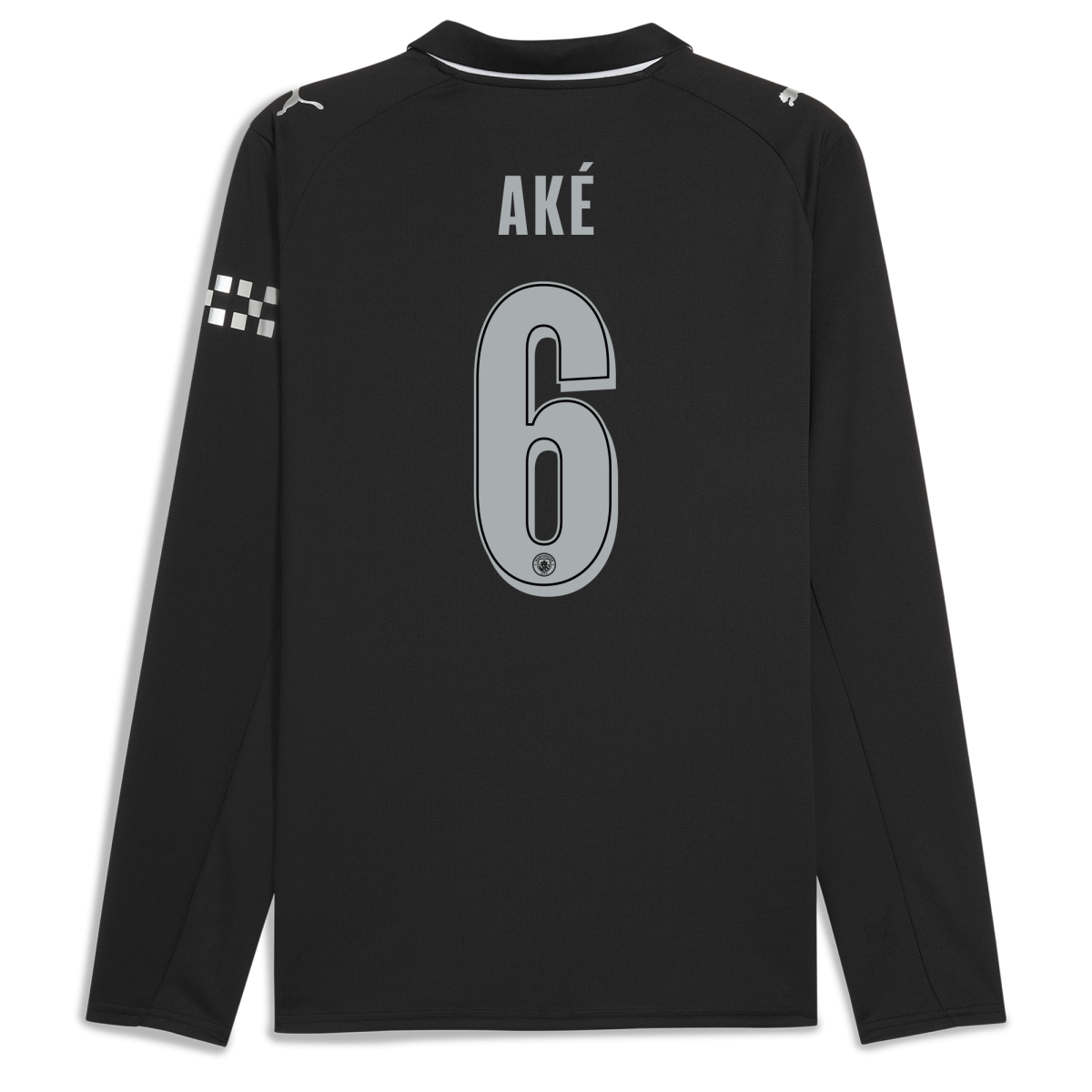 Manchester City manchester city man city away jersey 202526 long sleeve with ake 6 printing Collection - ManchesterCitystore.com
