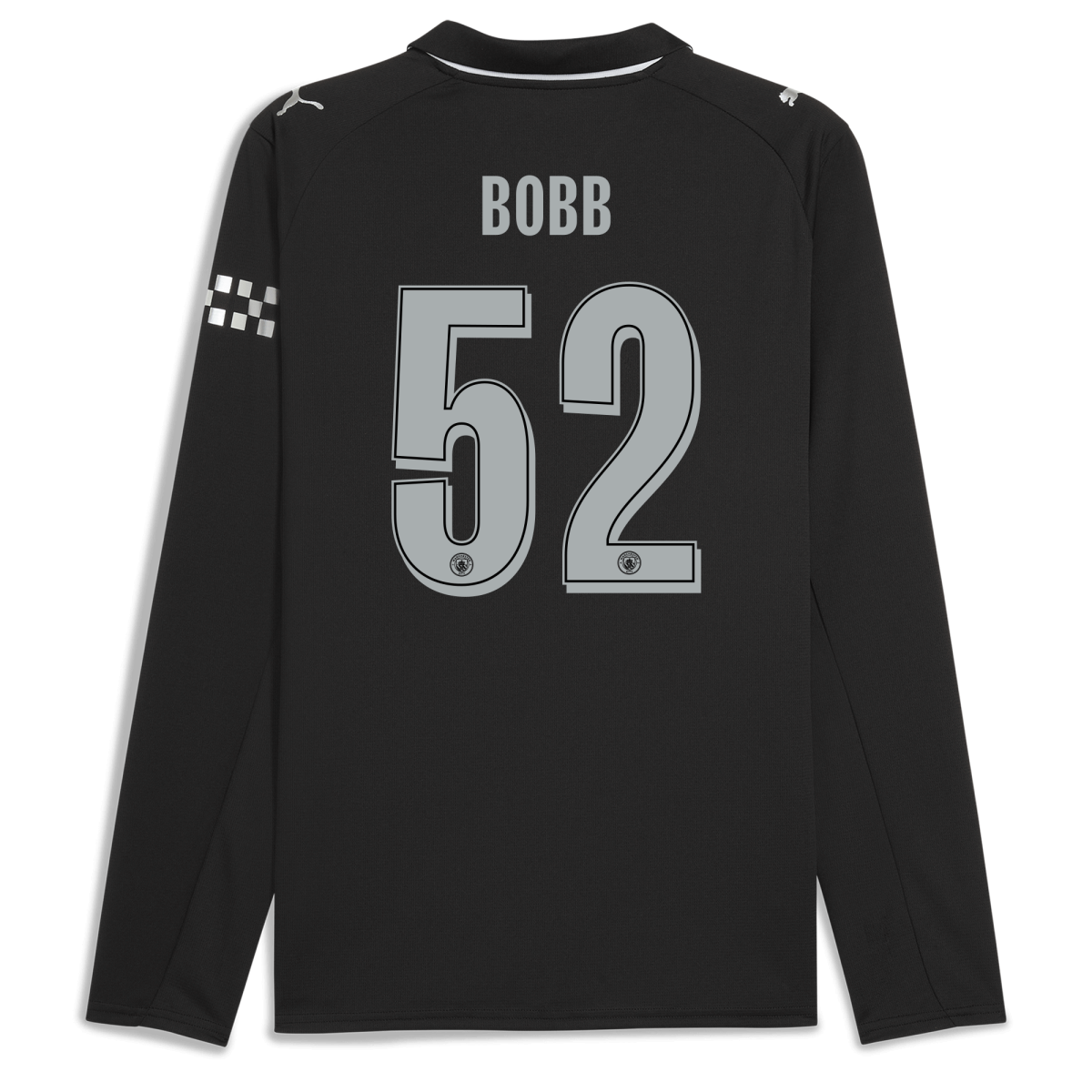 Manchester City manchester city man city away jersey 202526 long sleeve with bobb 52 printing Collection - ManchesterCitystore.com