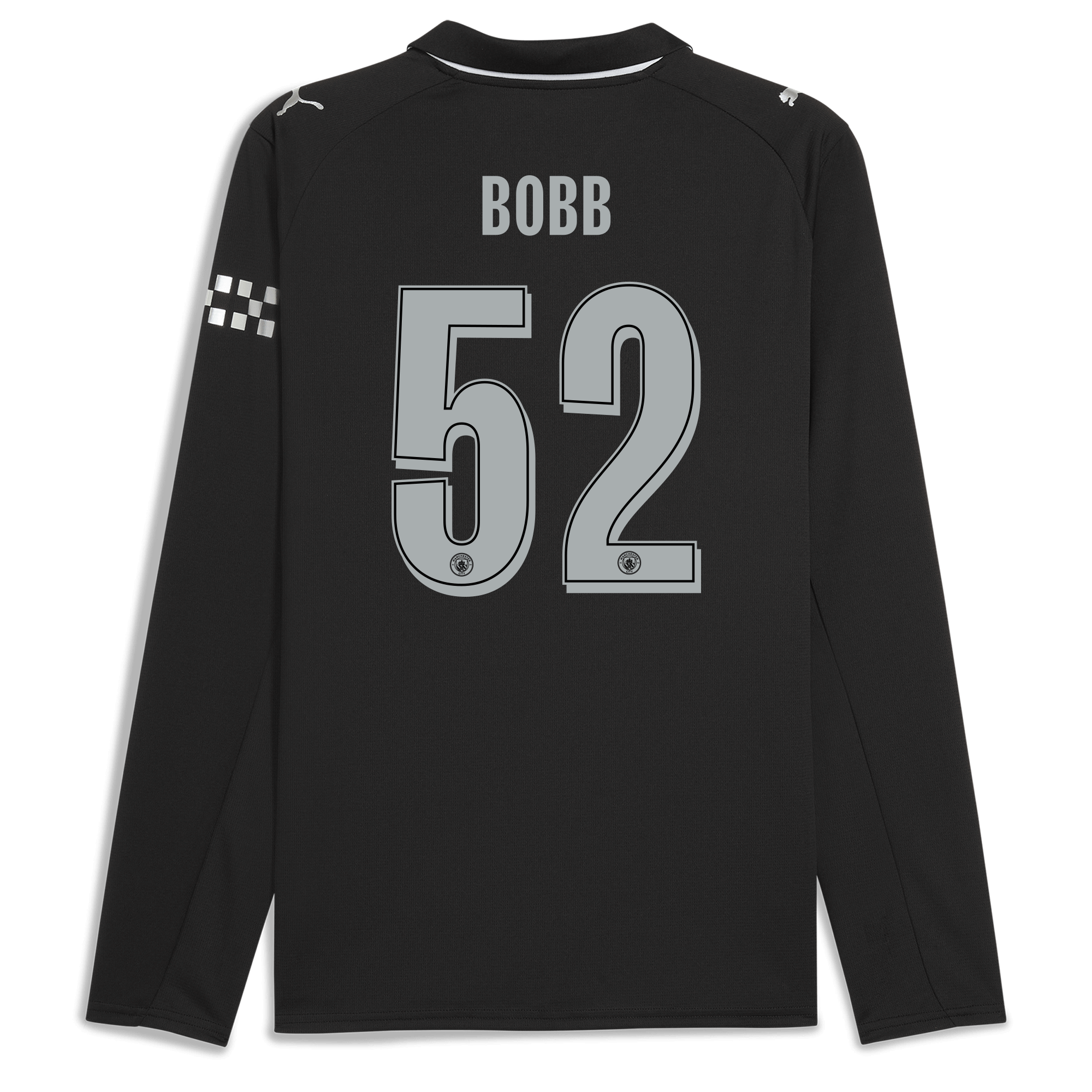 Manchester City manchester city man city away jersey 202526 long sleeve with bobb 52 printing Collection - ManchesterCitystore.com