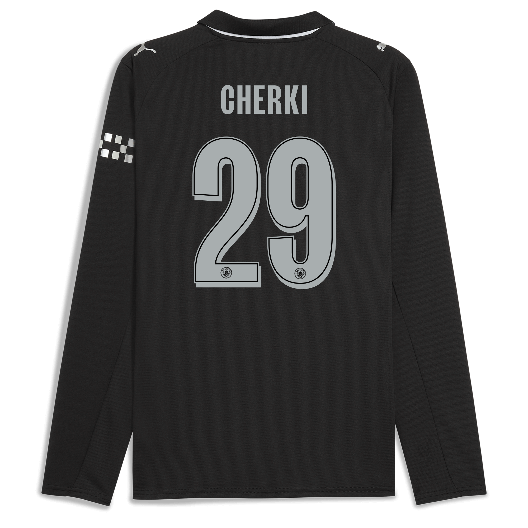 Manchester City manchester city man city away jersey 202526 long sleeve with cherki 29 printing Collection - ManchesterCitystore.com