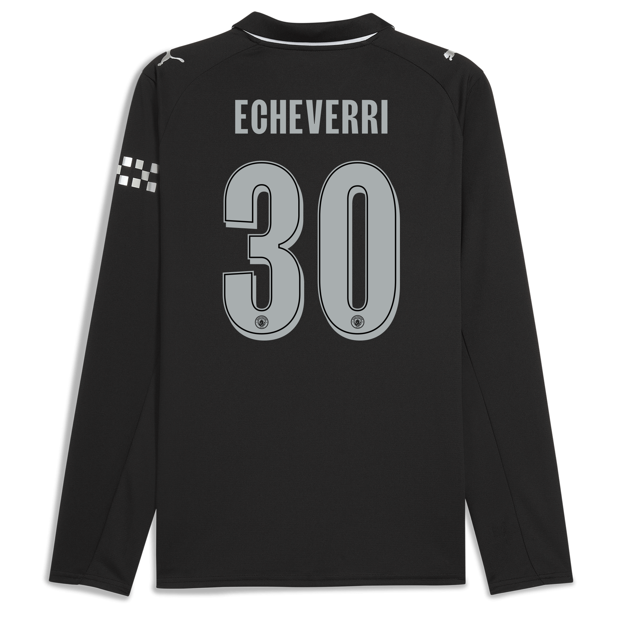 Manchester City manchester city man city away jersey 202526 long sleeve with echeverri 30 printing Collection - ManchesterCitystore.com