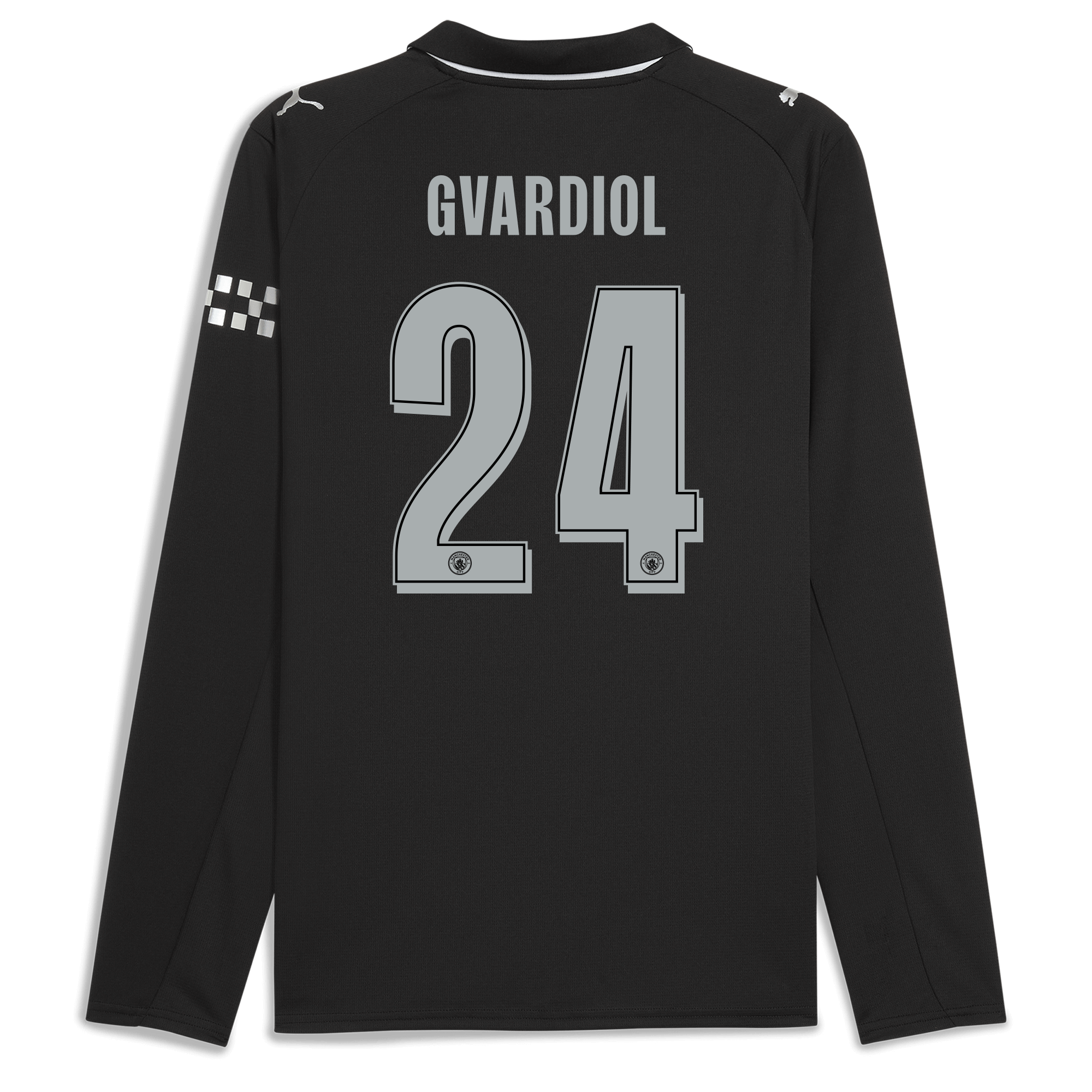 Manchester City manchester city man city away jersey 202526 long sleeve with gvardiol 24 printing Collection - ManchesterCitystore.com