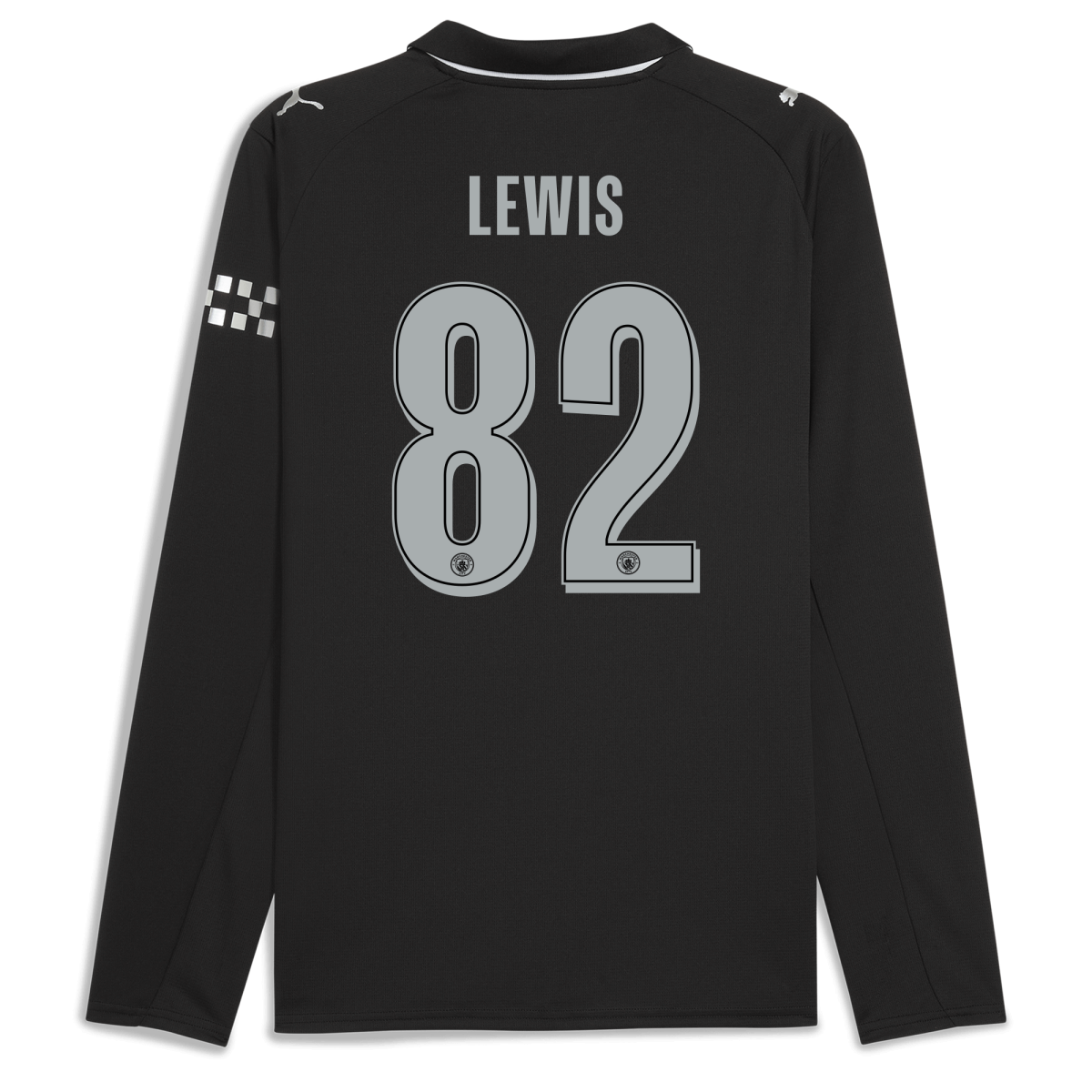 Manchester City manchester city man city away jersey 202526 long sleeve with lewis 82 printing Collection - ManchesterCitystore.com