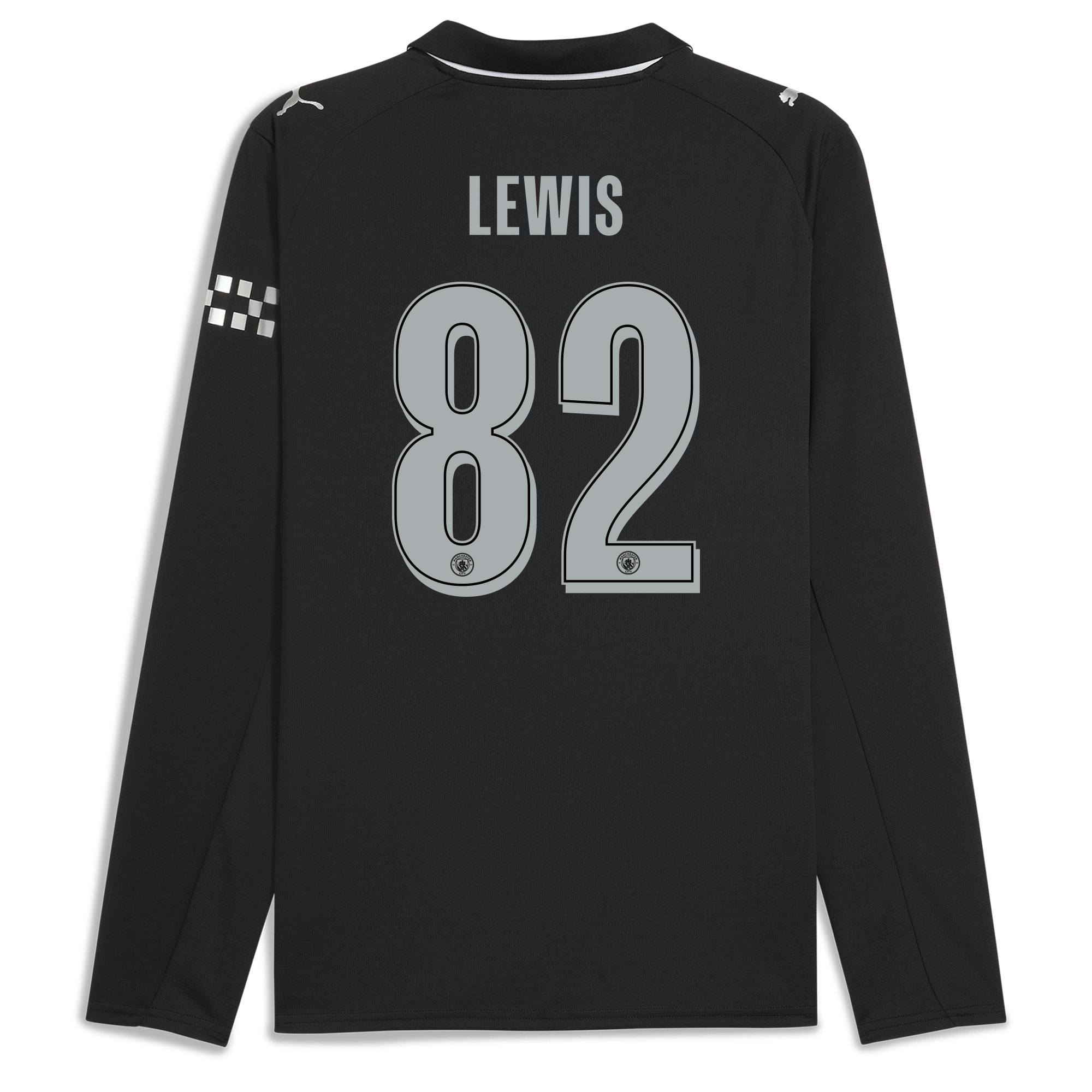 Manchester City manchester city man city away jersey 202526 long sleeve with lewis 82 printing Collection - ManchesterCitystore.com