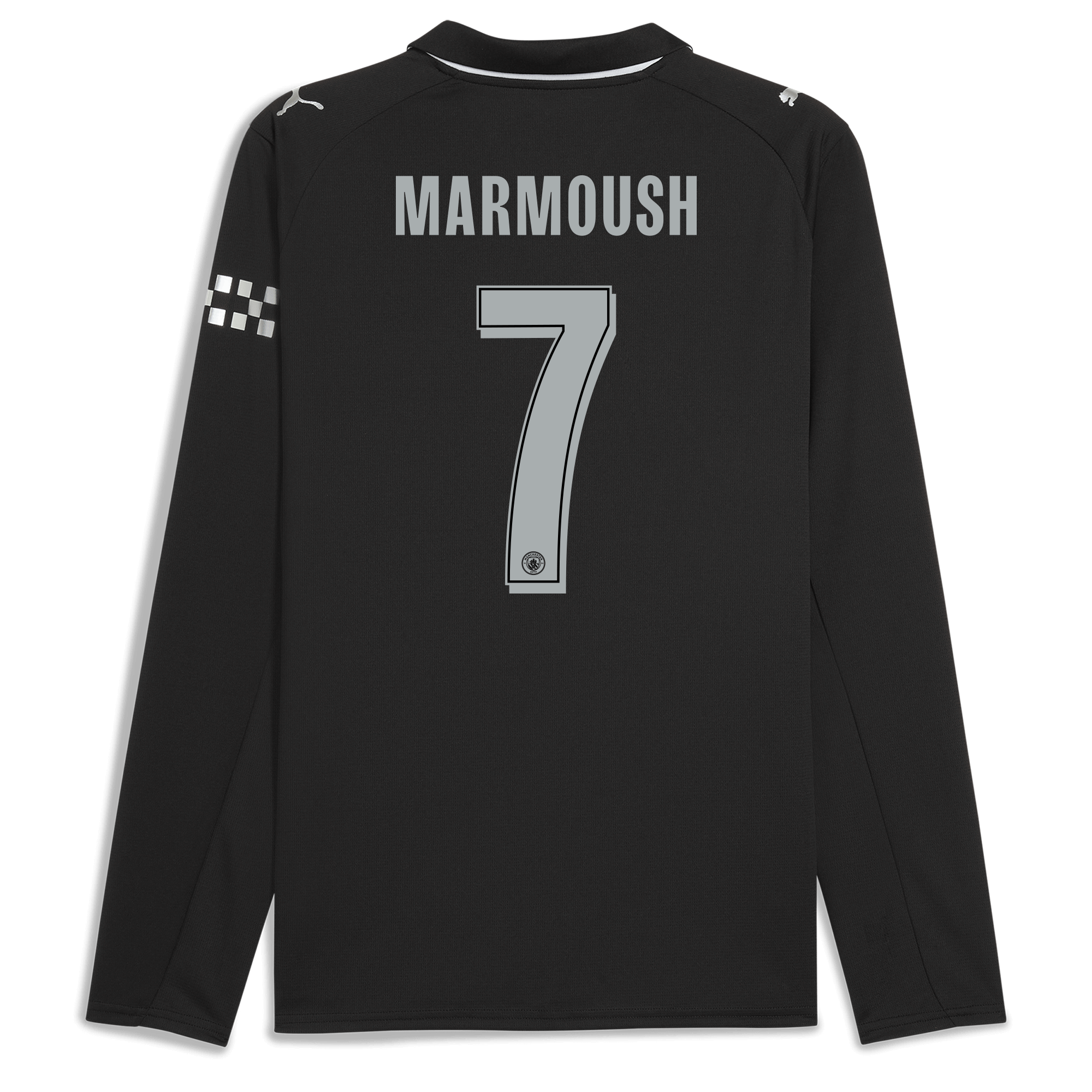 Manchester City manchester city man city away jersey 202526 long sleeve with marmoush 7 printing Collection - ManchesterCitystore.com