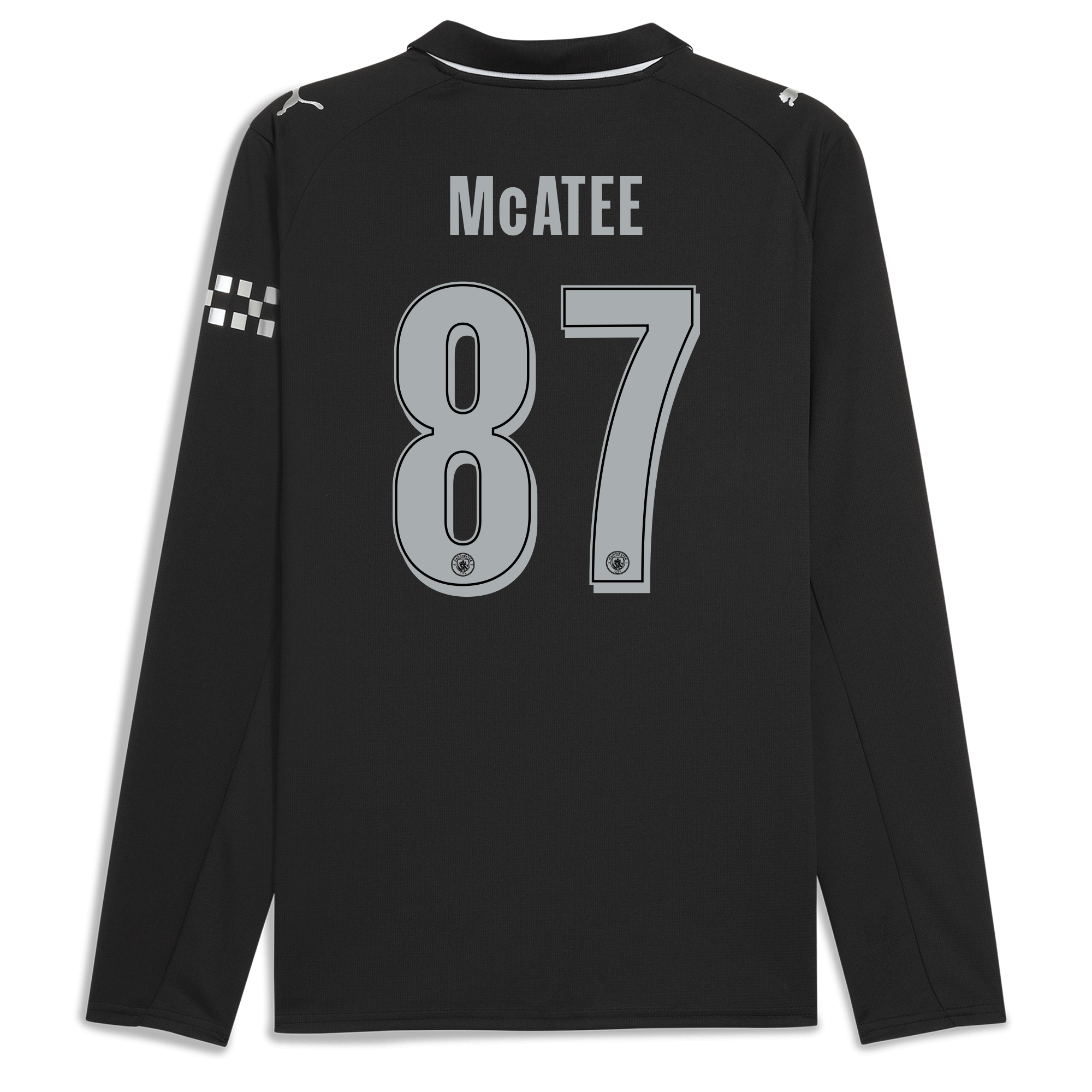 Manchester City manchester city man city away jersey 202526 long sleeve with mcatee 87 printing Collection - ManchesterCitystore.com