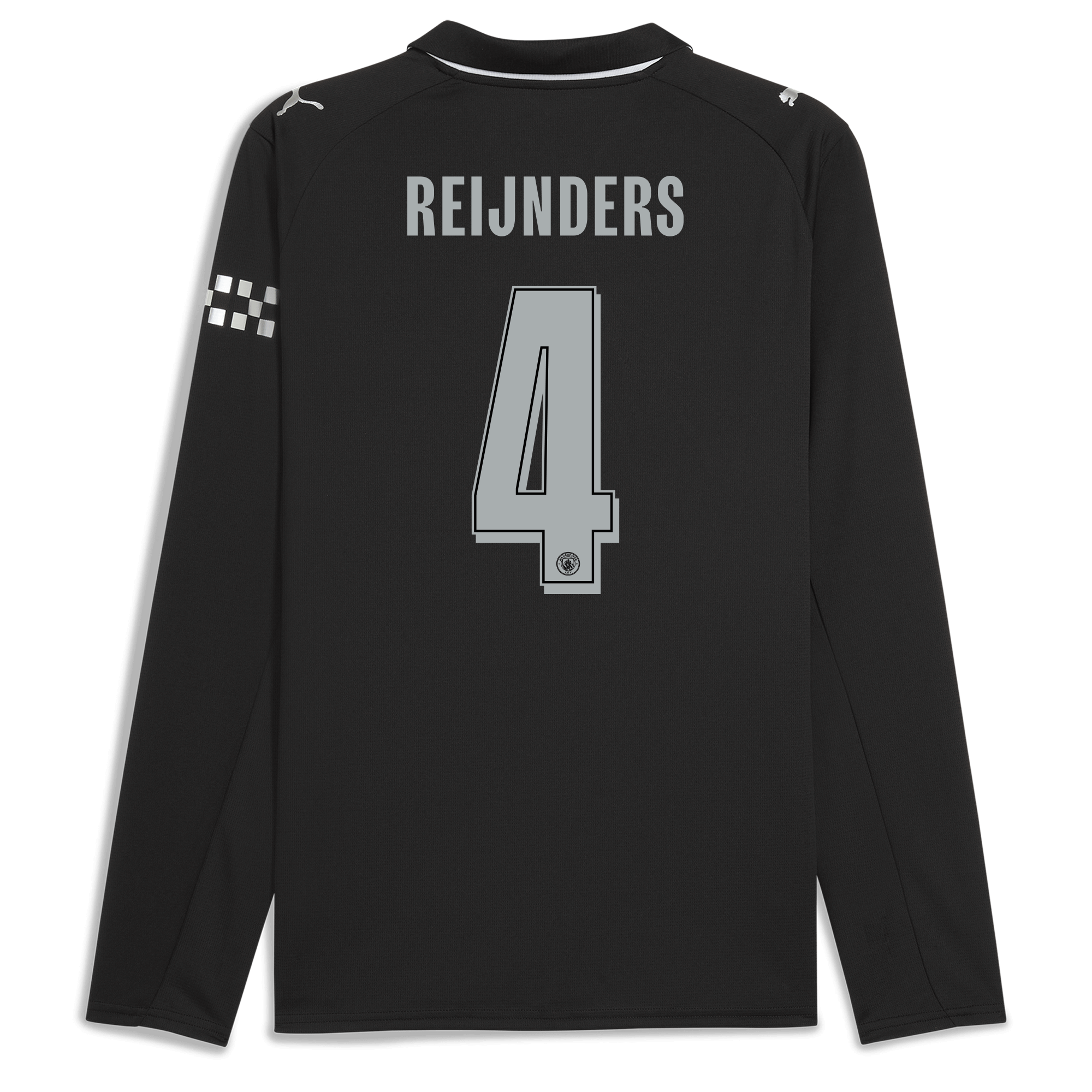 Manchester City manchester city man city away jersey 202526 long sleeve with reijnders 4 printing Collection - ManchesterCitystore.com