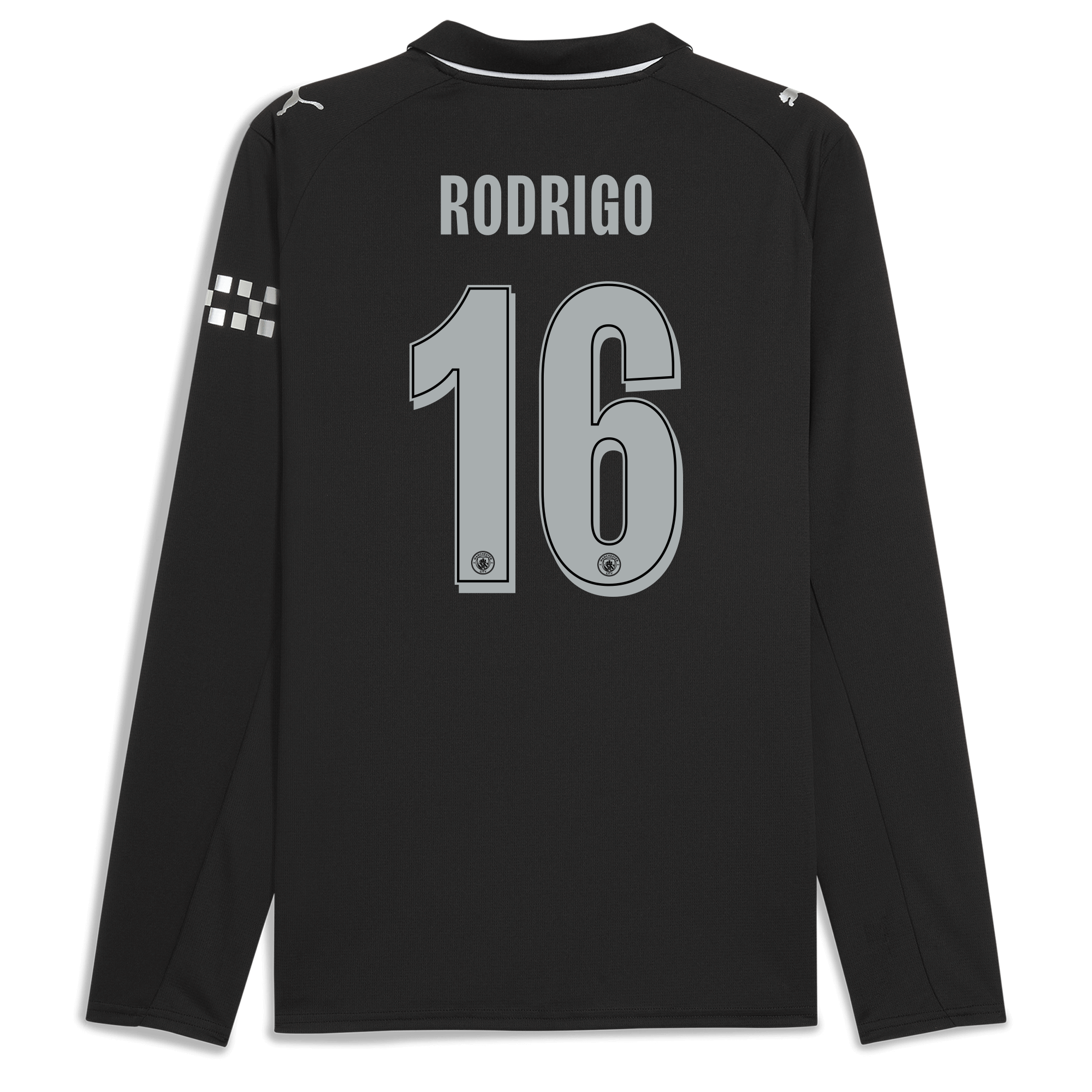 Manchester City manchester city man city away jersey 202526 long sleeve with rodrigo 16 printing Collection - ManchesterCitystore.com