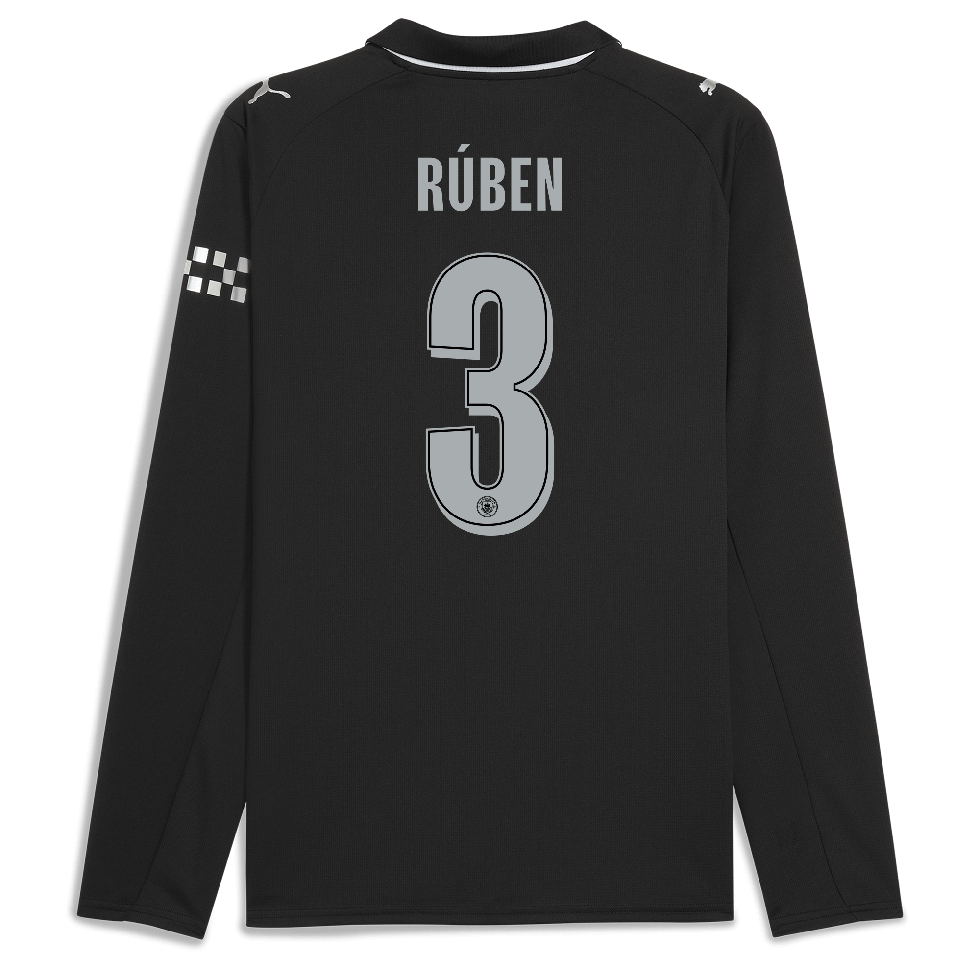 Manchester City manchester city man city away jersey 202526 long sleeve with ruben 3 printing Collection - ManchesterCitystore.com