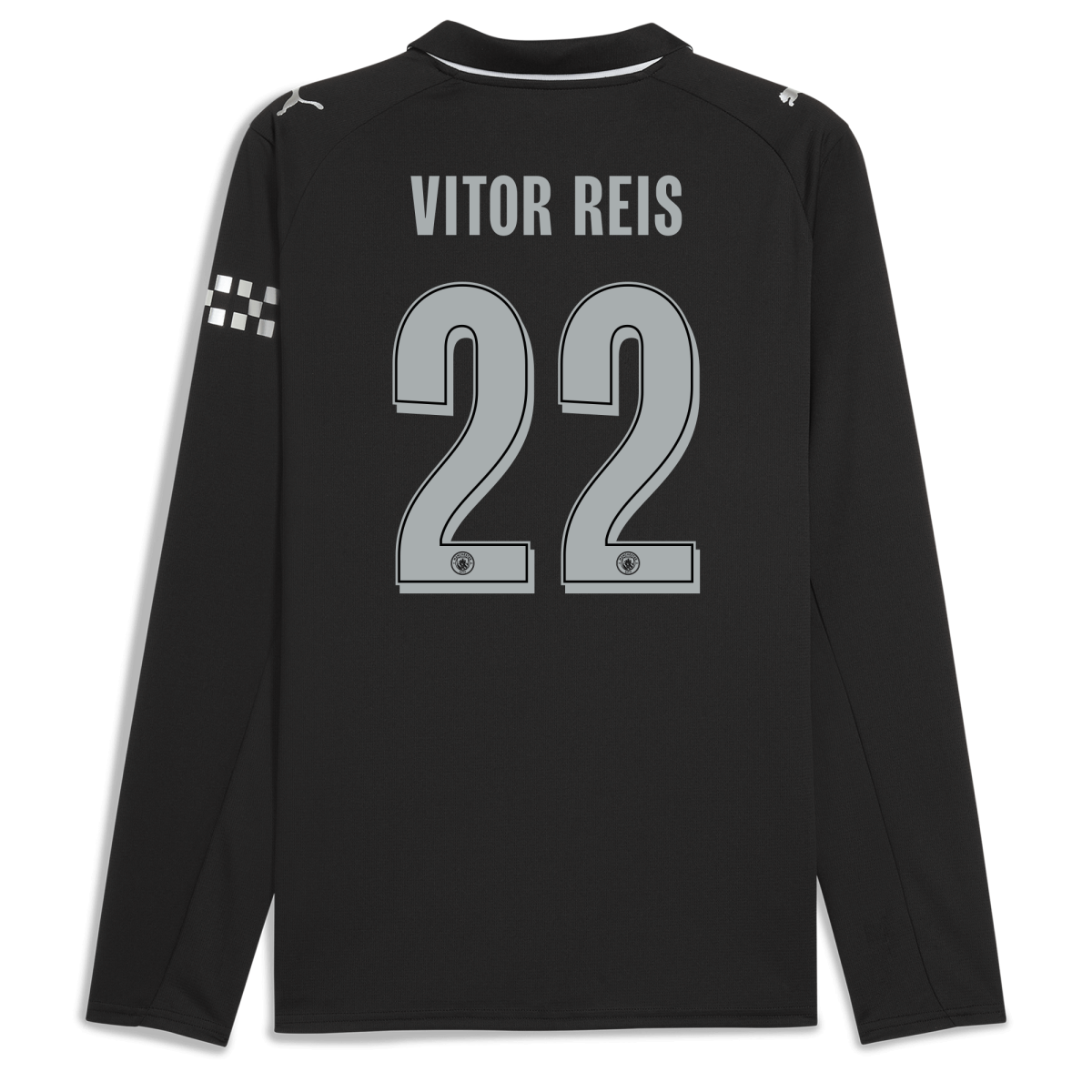 Manchester City manchester city man city away jersey 202526 long sleeve with vitor reis 22 printing Collection - ManchesterCitystore.com