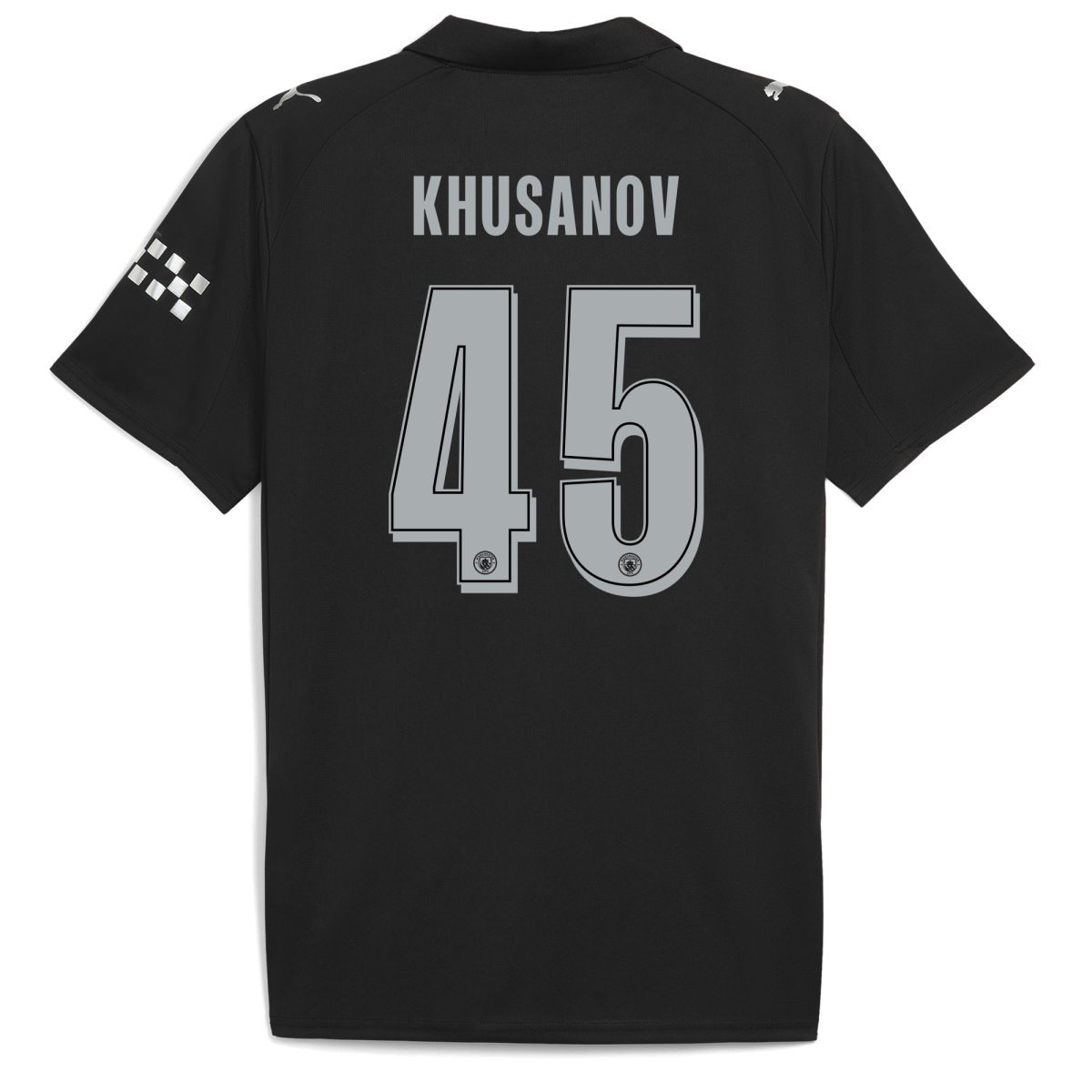 Manchester City manchester city man city away jersey 202526 with khusanov 45 printing Collection - ManchesterCitystore.com