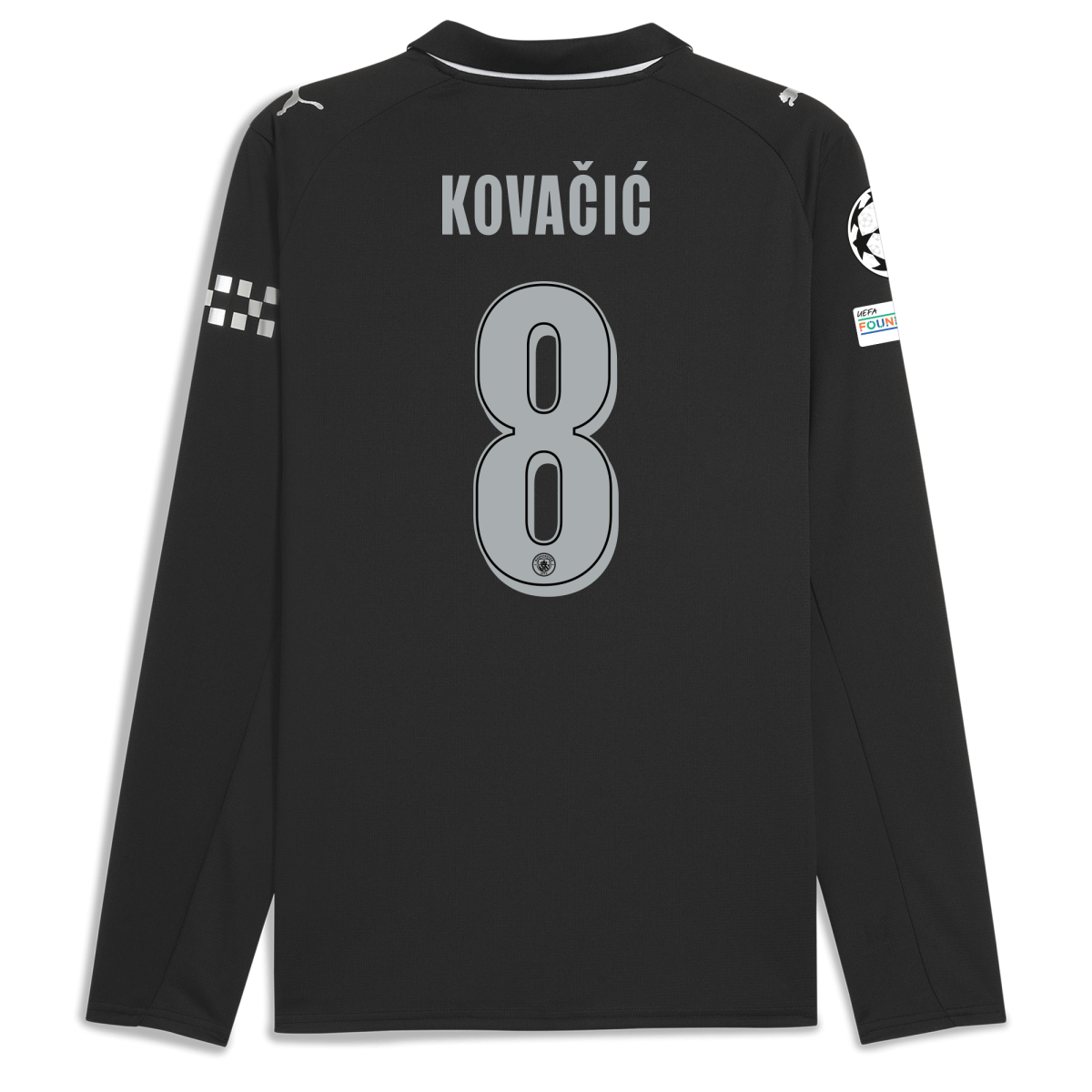 Manchester City manchester city man city champions league away jersey 202526 long sleeve with kovacic 8 printing Collection - ManchesterCitystore.com