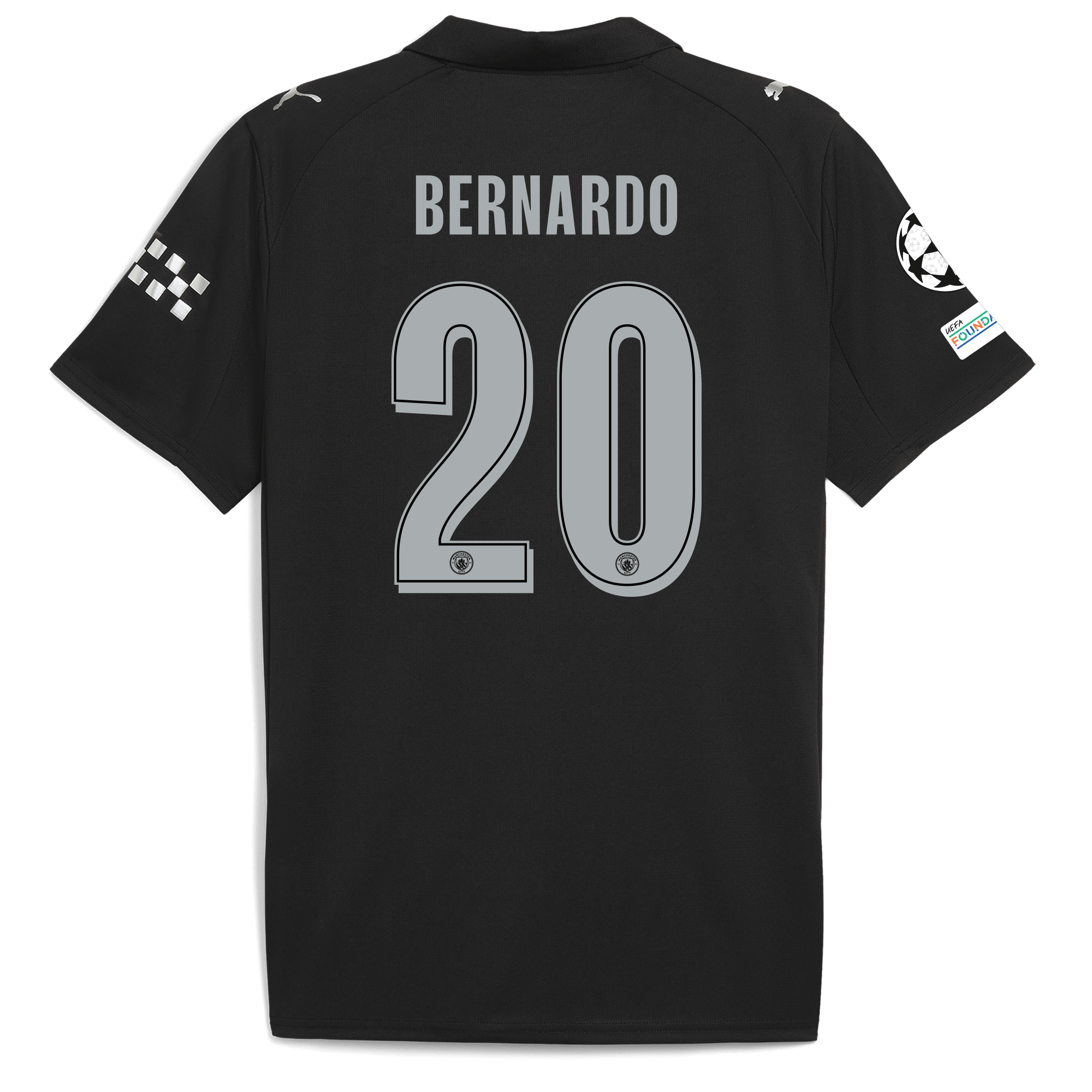 Manchester City manchester city man city champions league away jersey 202526 with bernardo 20 printing Collection - ManchesterCitystore.com
