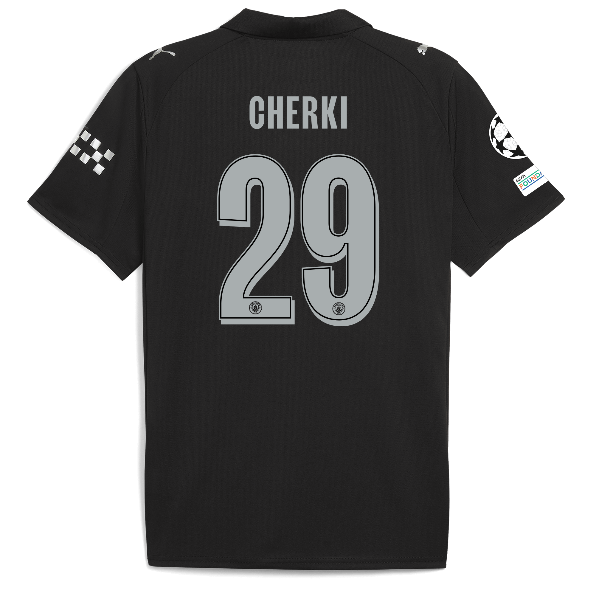 Manchester City manchester city man city champions league away jersey 202526 with cherki 29 printing Collection - ManchesterCitystore.com