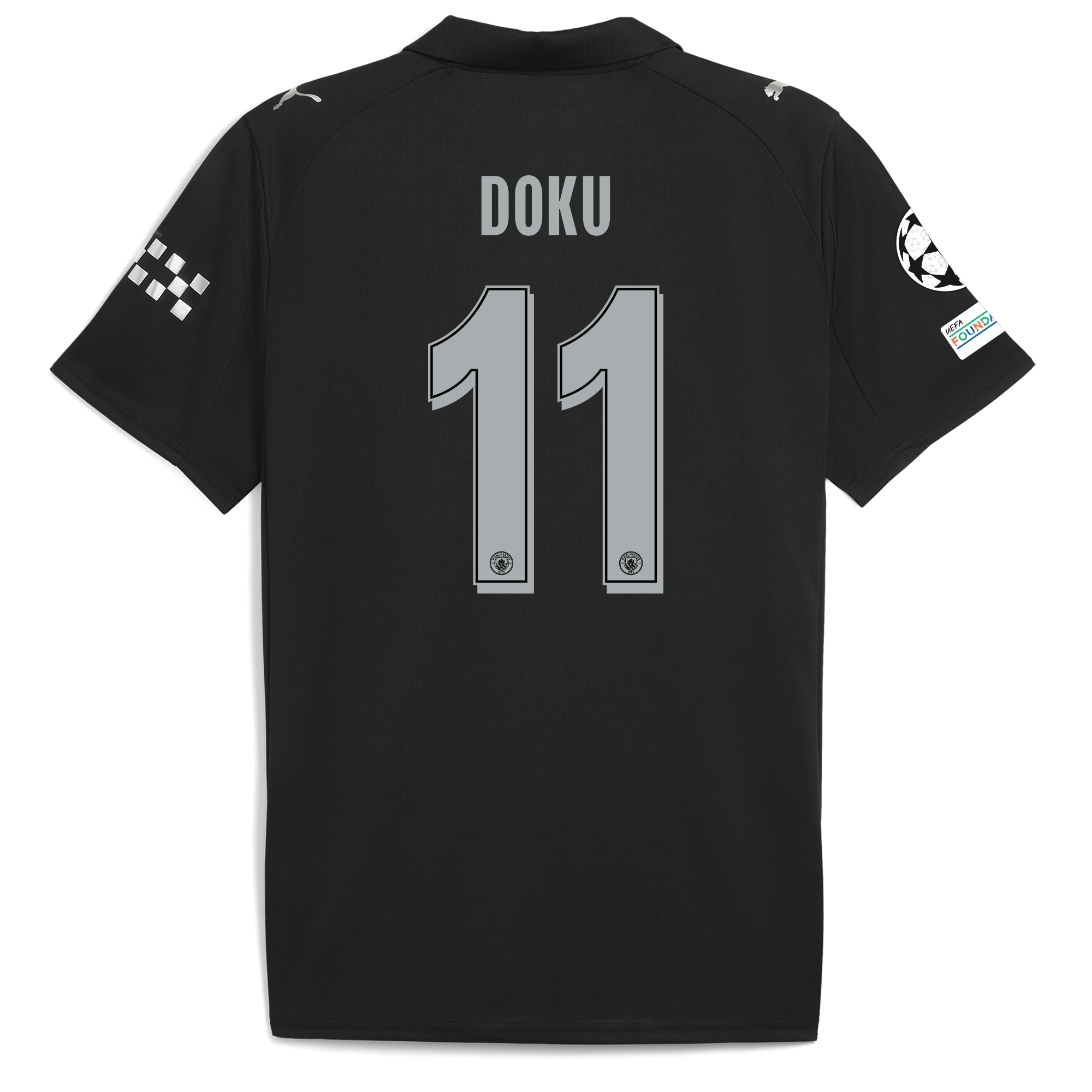 Manchester City manchester city man city champions league away jersey 202526 with doku 11 printing Collection - ManchesterCitystore.com