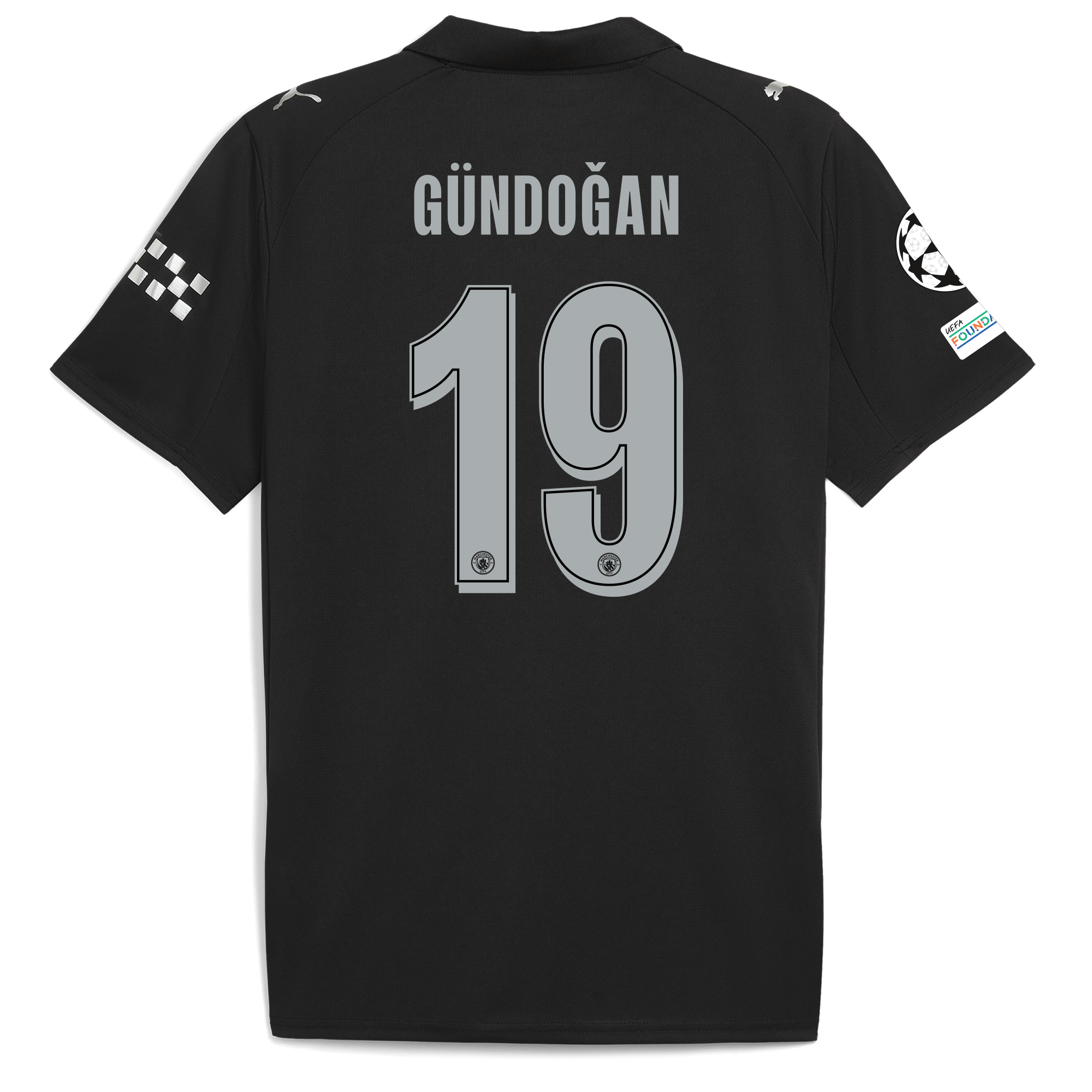 Manchester City manchester city man city champions league away jersey 202526 with gundogan 19 printing Collection - ManchesterCitystore.com