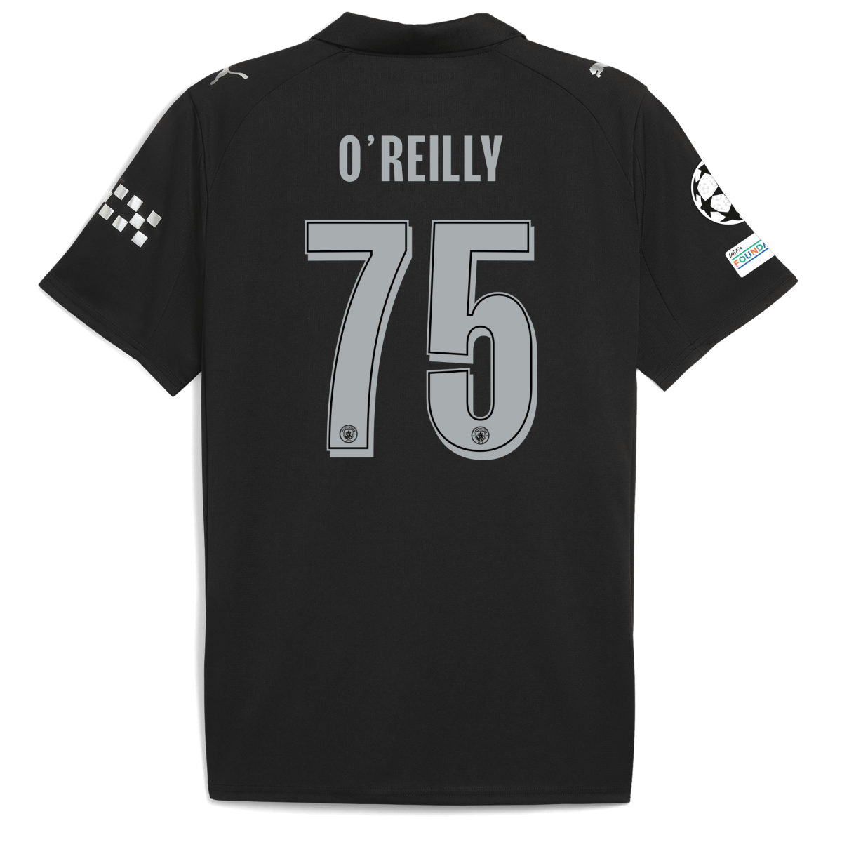 Manchester City manchester city man city champions league away jersey 202526 with oreilly 75 printing Collection - ManchesterCitystore.com