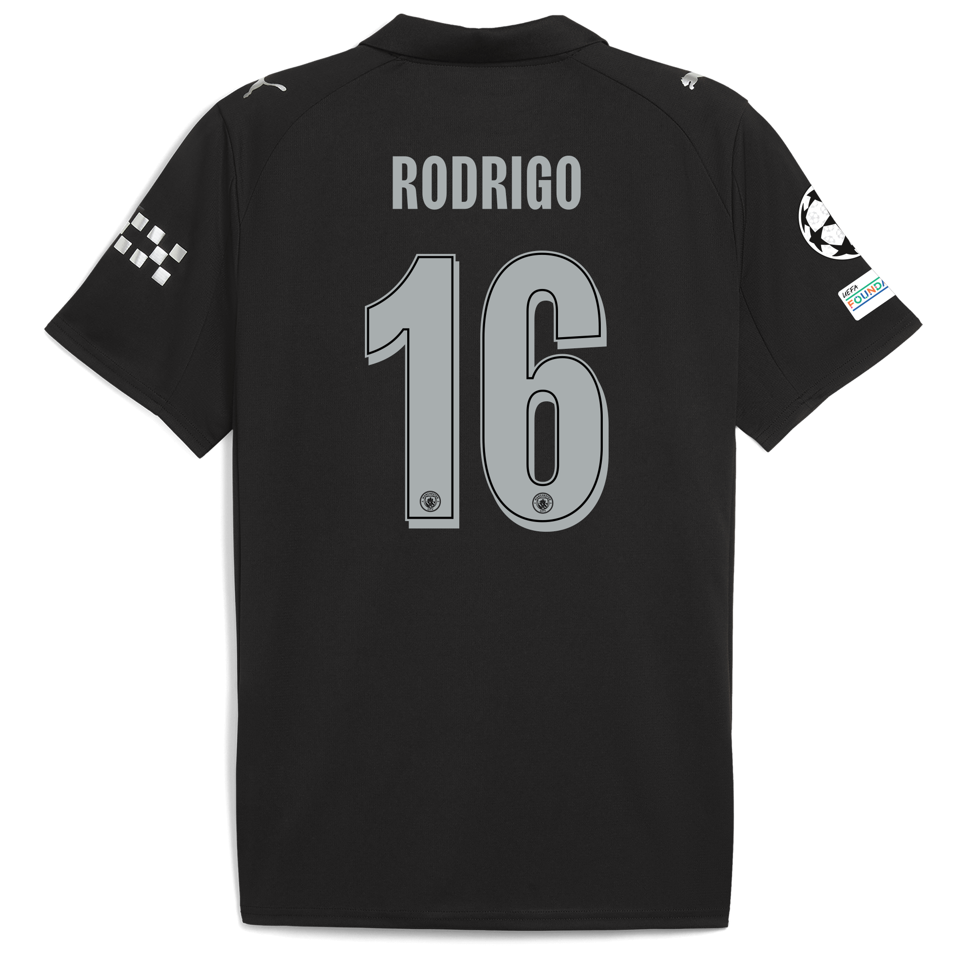 Manchester City manchester city man city champions league away jersey 202526 with rodrigo 16 printing Collection - ManchesterCitystore.com
