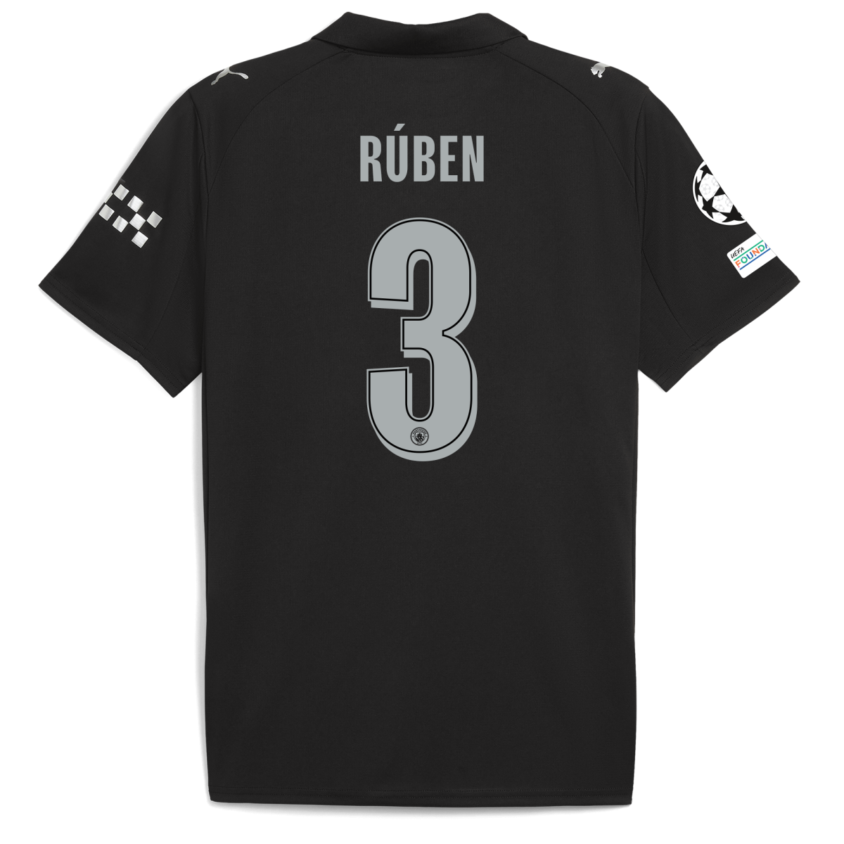 Manchester City manchester city man city champions league away jersey 202526 with ruben 3 printing Collection - ManchesterCitystore.com