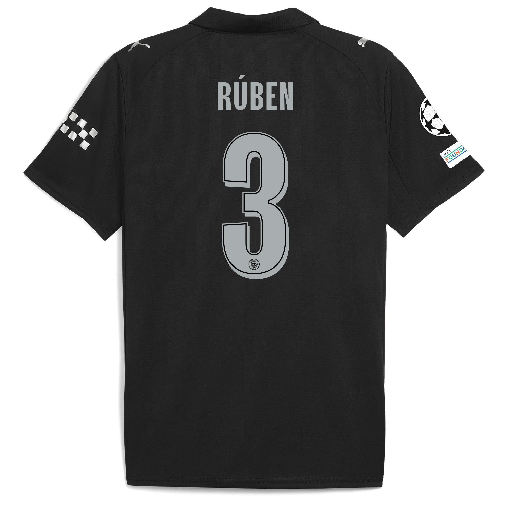 Manchester City manchester city man city champions league away jersey 202526 with ruben 3 printing Collection - ManchesterCitystore.com