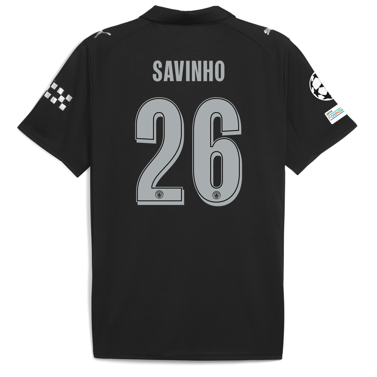 Manchester City manchester city man city champions league away jersey 202526 with savinho 26 printing Collection - ManchesterCitystore.com