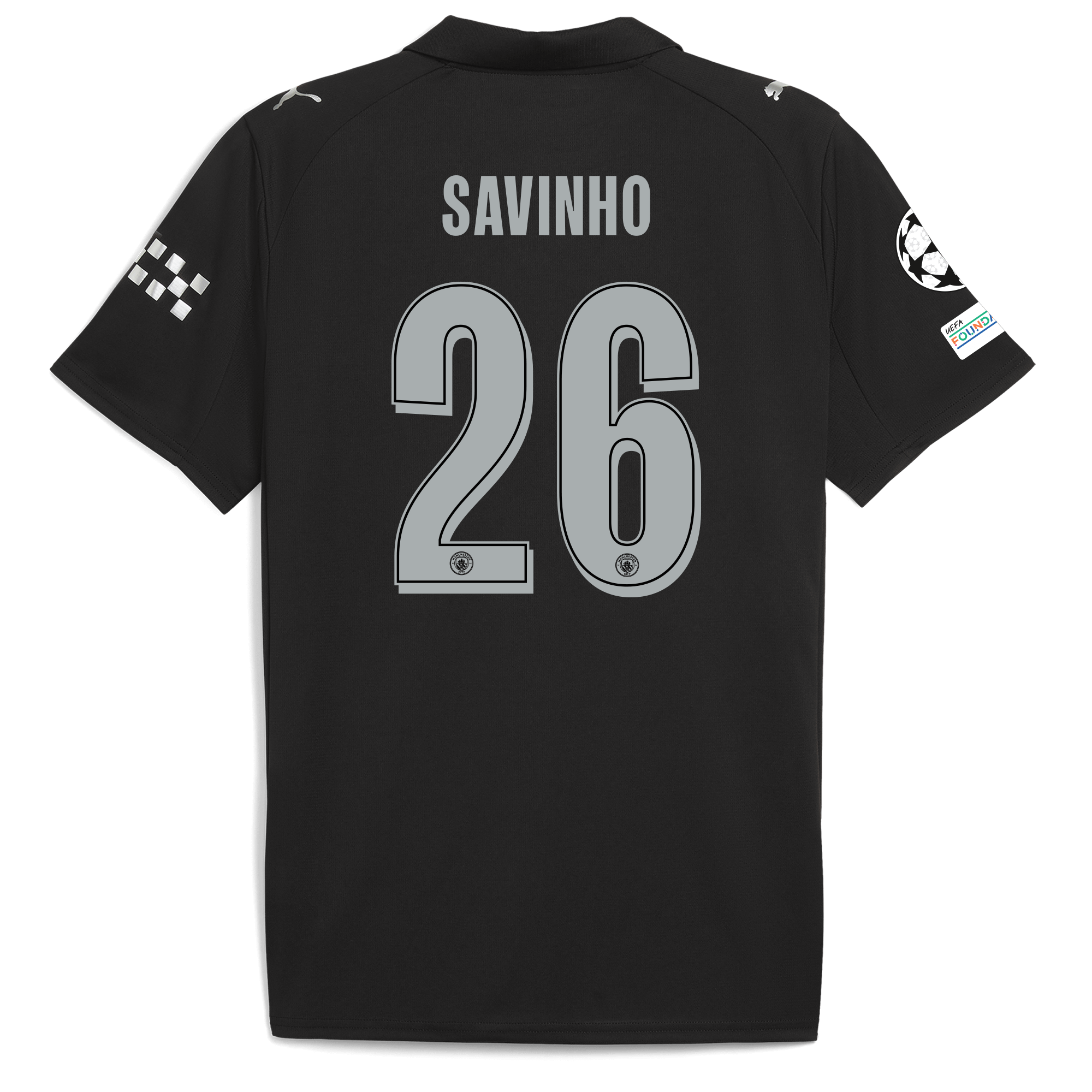 Manchester City manchester city man city champions league away jersey 202526 with savinho 26 printing Collection - ManchesterCitystore.com