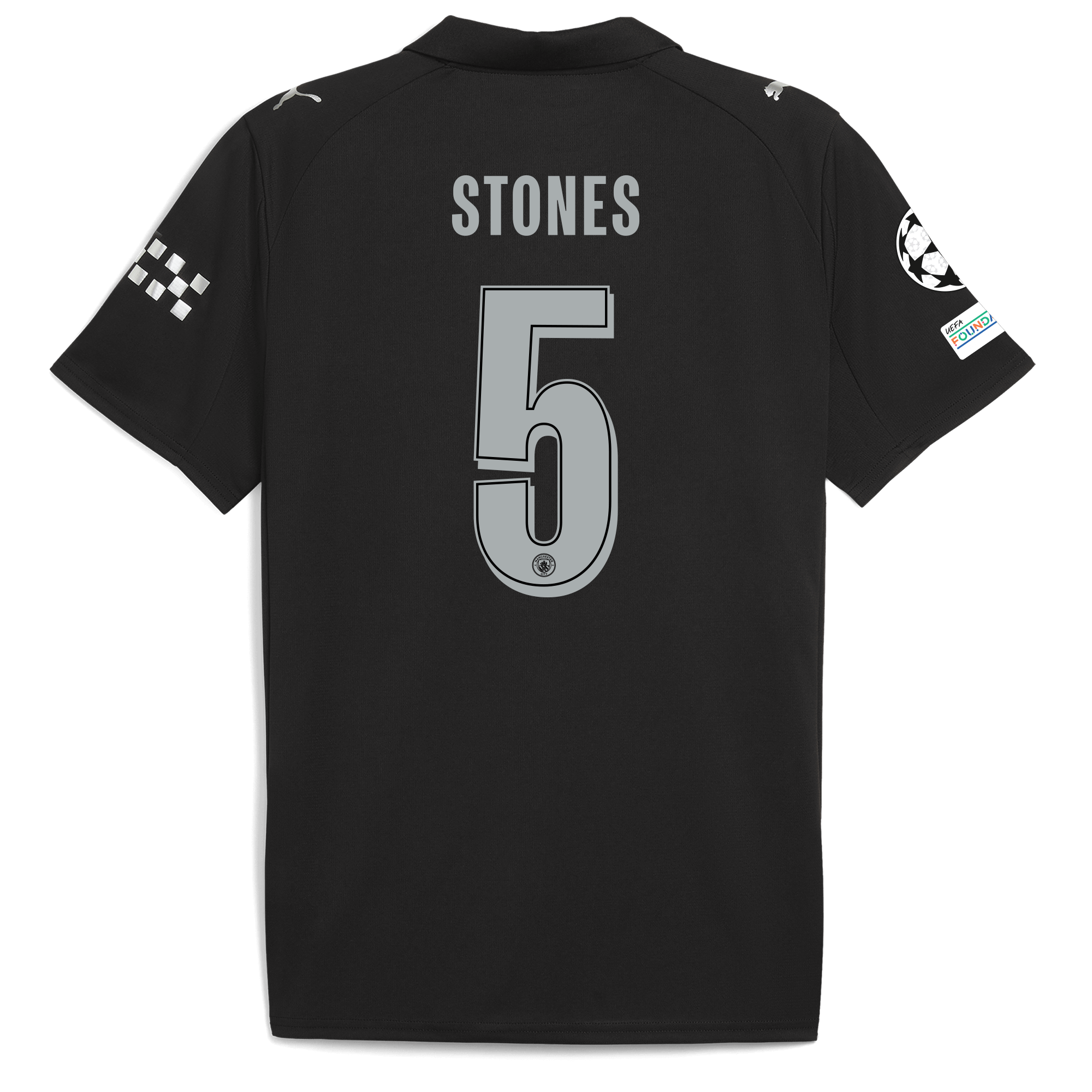 Manchester City manchester city man city champions league away jersey 202526 with stones 5 printing Collection - ManchesterCitystore.com