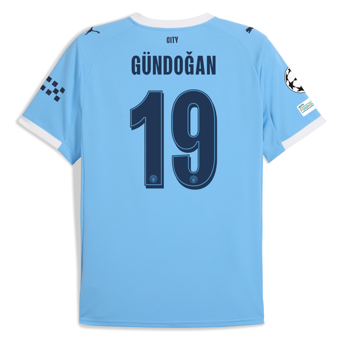 Manchester City manchester city man city champions league home jersey 202526 with gundogan 19 printing Collection - ManchesterCitystore.com