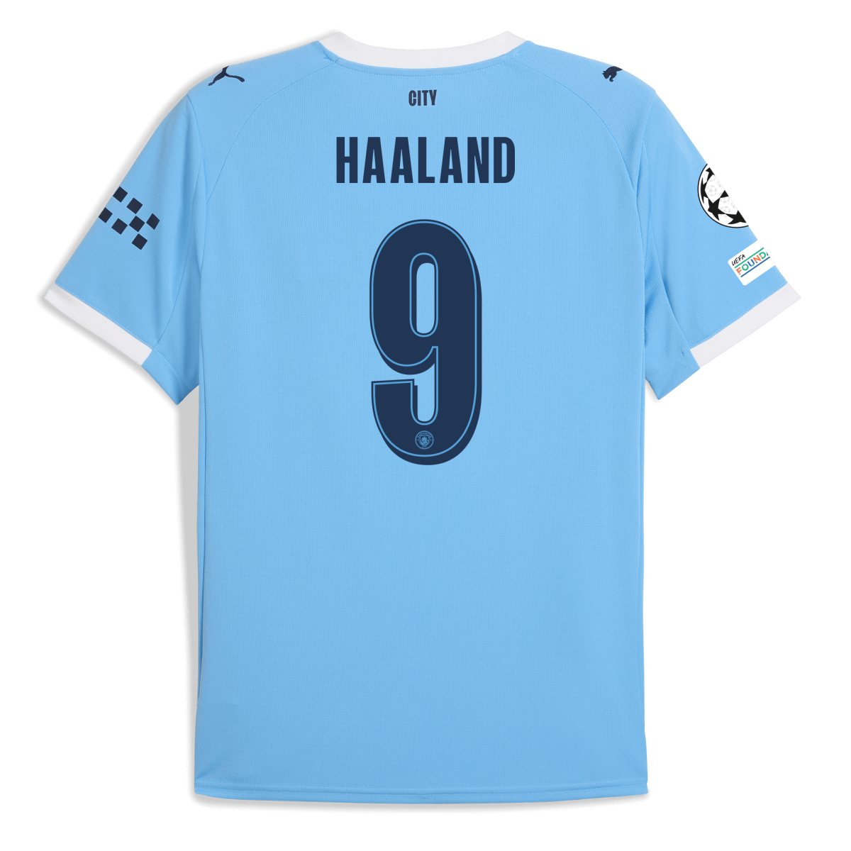 Manchester City manchester city man city champions league home jersey 202526 with haaland 9 printing Collection - ManchesterCitystore.com