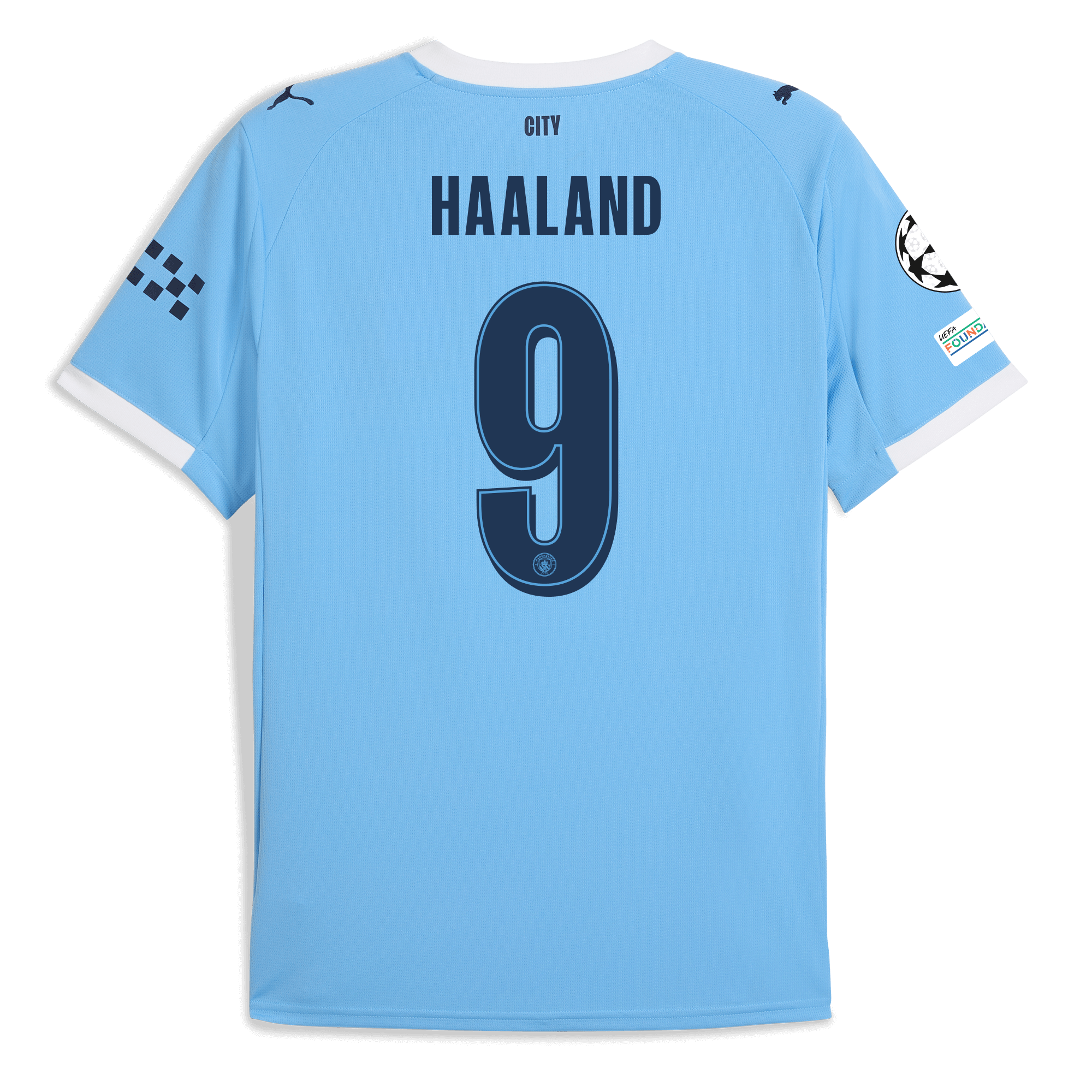 Manchester City manchester city man city champions league home jersey 202526 with haaland 9 printing Collection - ManchesterCitystore.com