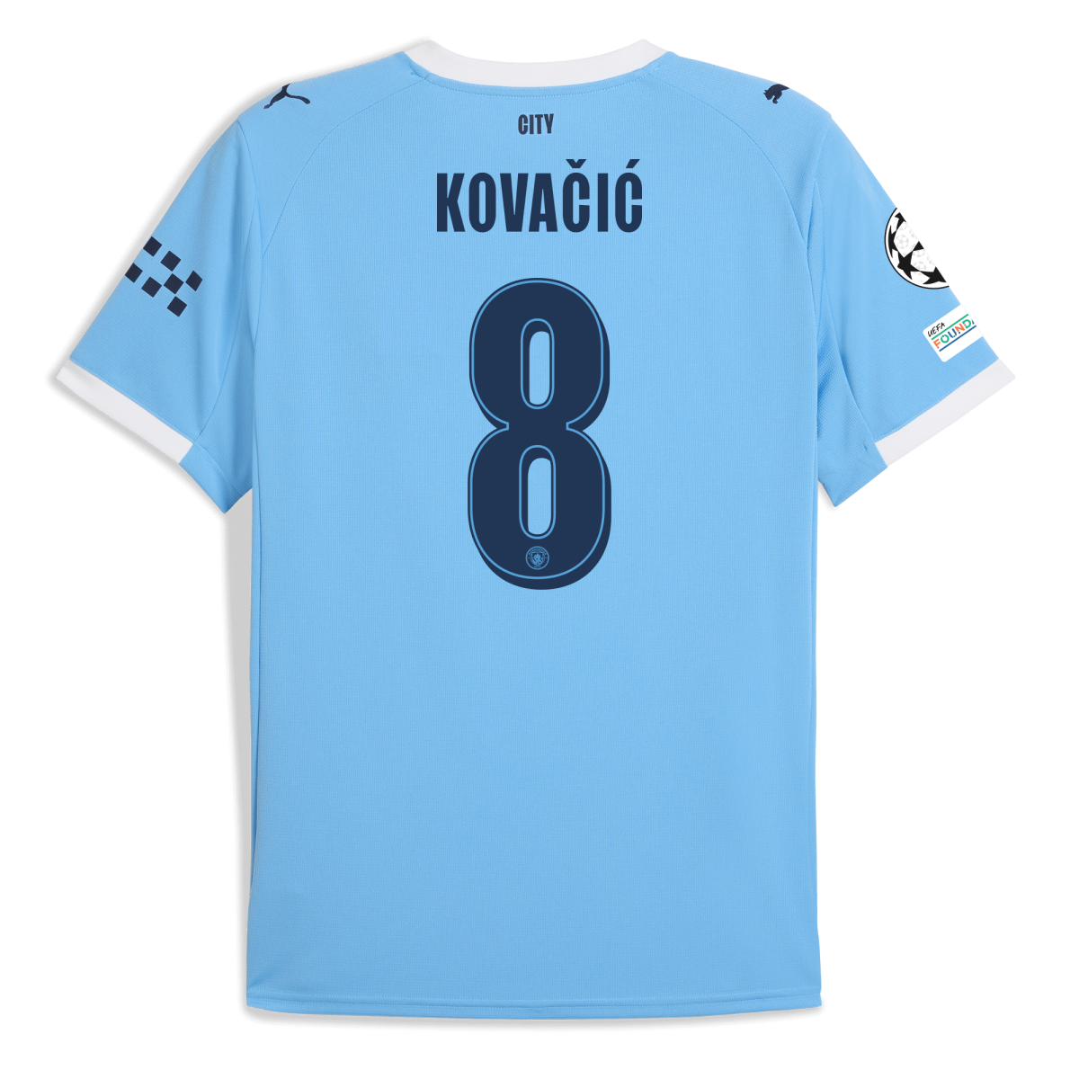 Manchester City manchester city man city champions league home jersey 202526 with kovacic 8 printing Collection - ManchesterCitystore.com