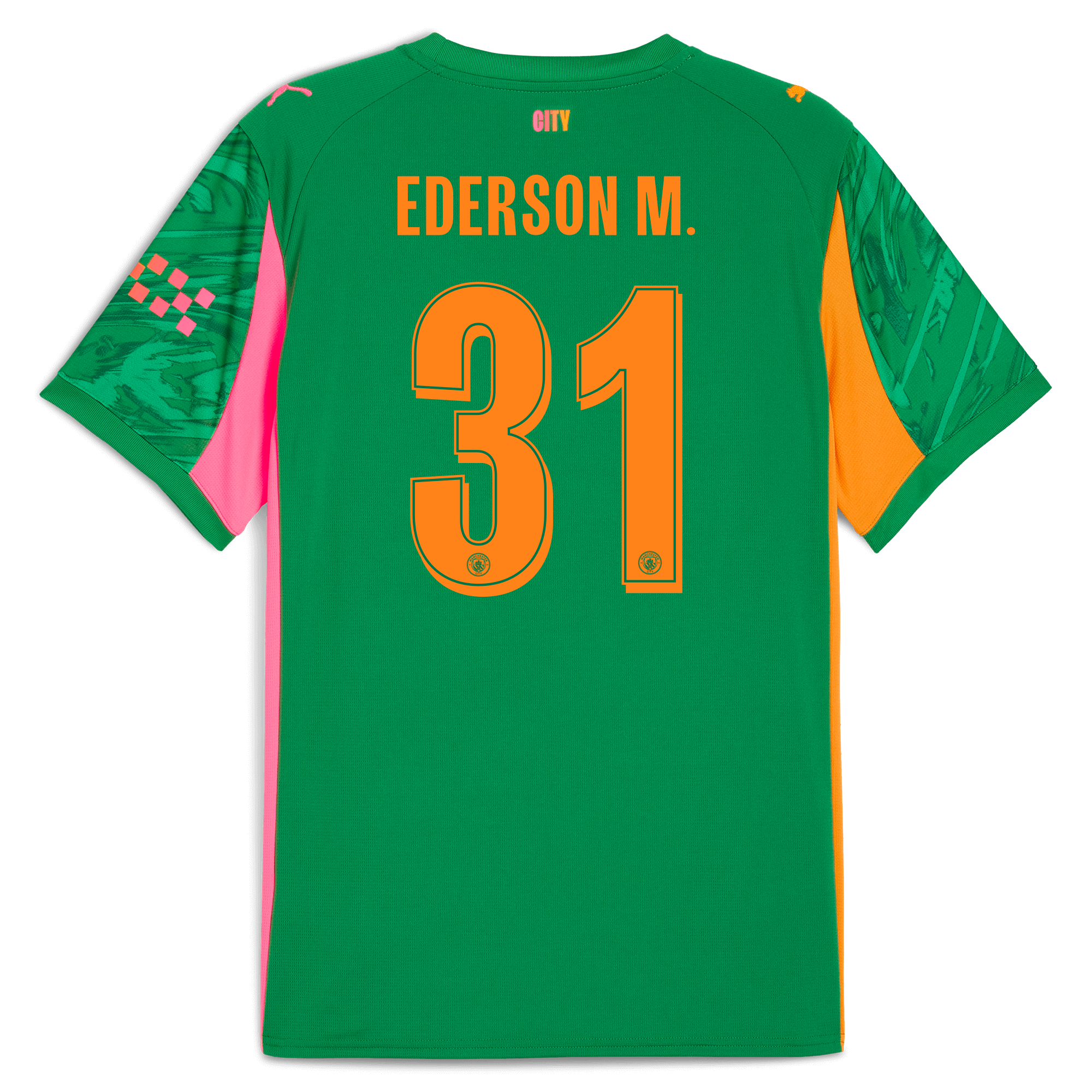 Manchester City manchester city man city goalkeeper jersey green 202526 with ederson m. 31 printing Collection - ManchesterCitystore.com