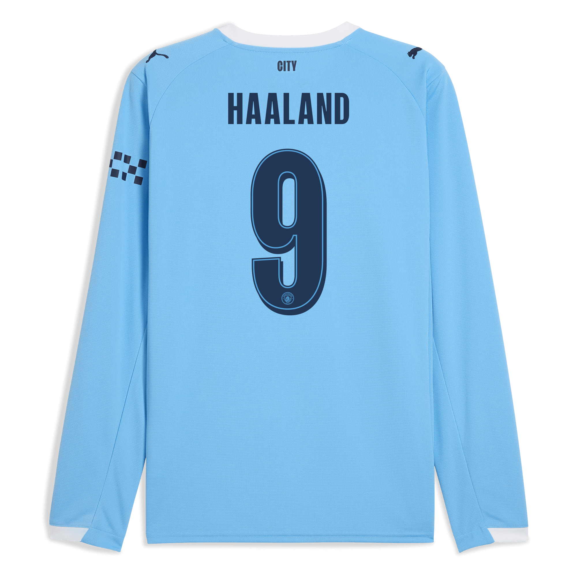 Manchester City manchester city man city home jersey 202526 long sleeve with haaland 9 printing Collection - ManchesterCitystore.com