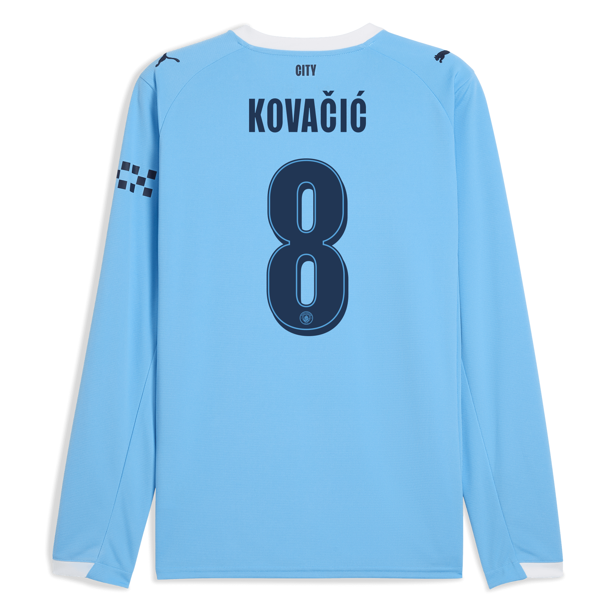 Manchester City manchester city man city home jersey 202526 long sleeve with kovacic 8 printing Collection - ManchesterCitystore.com