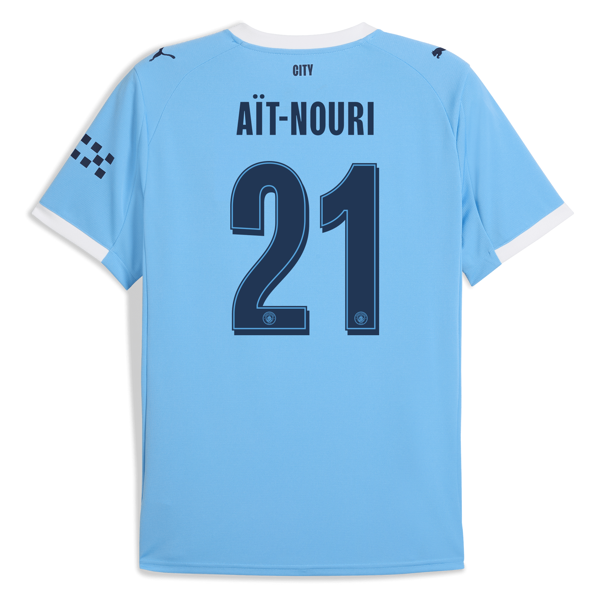 Manchester City manchester city man city home jersey 202526 with ait-nouri 21 printing Collection - ManchesterCitystore.com