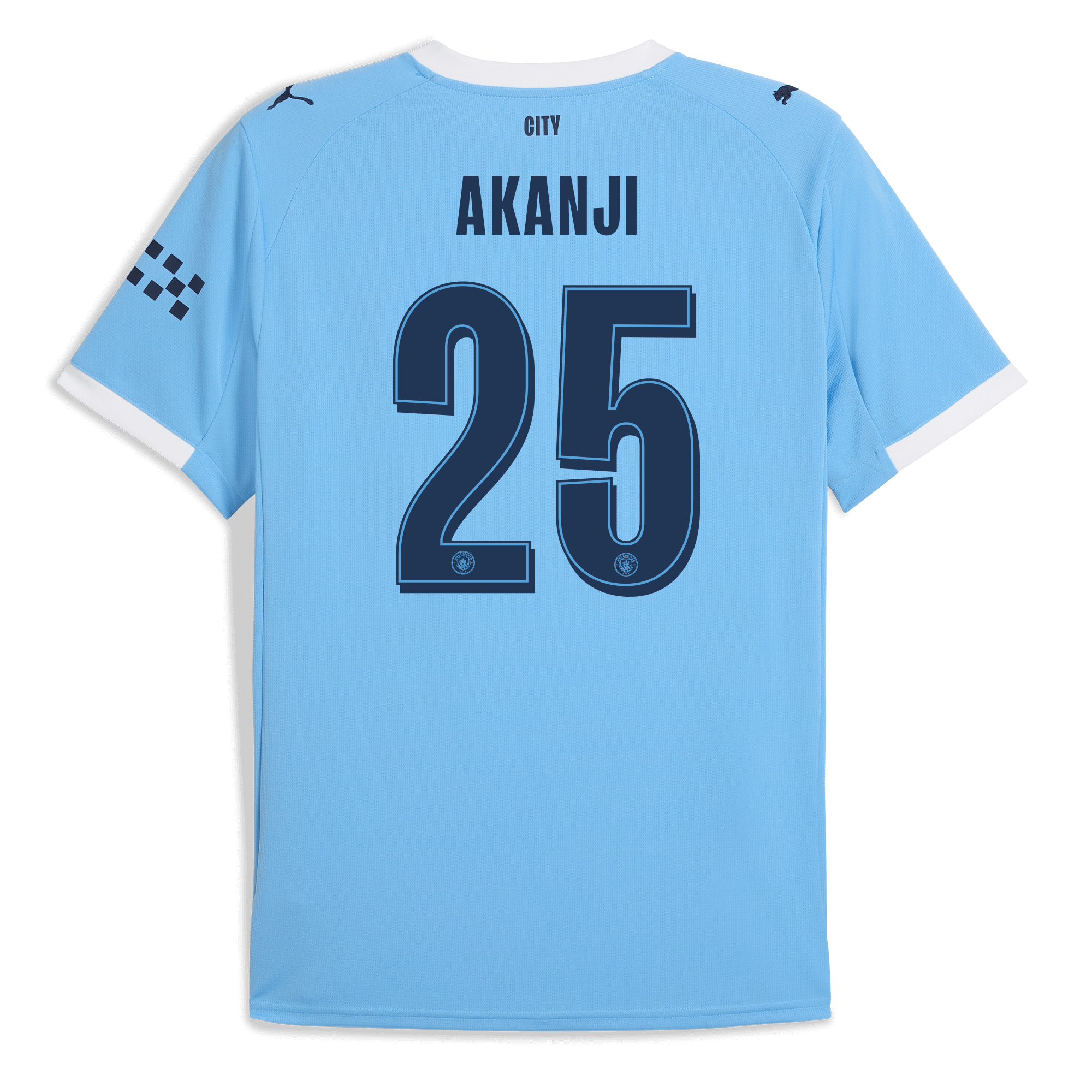 Manchester City manchester city man city home jersey 202526 with akanji 25 printing Collection - ManchesterCitystore.com