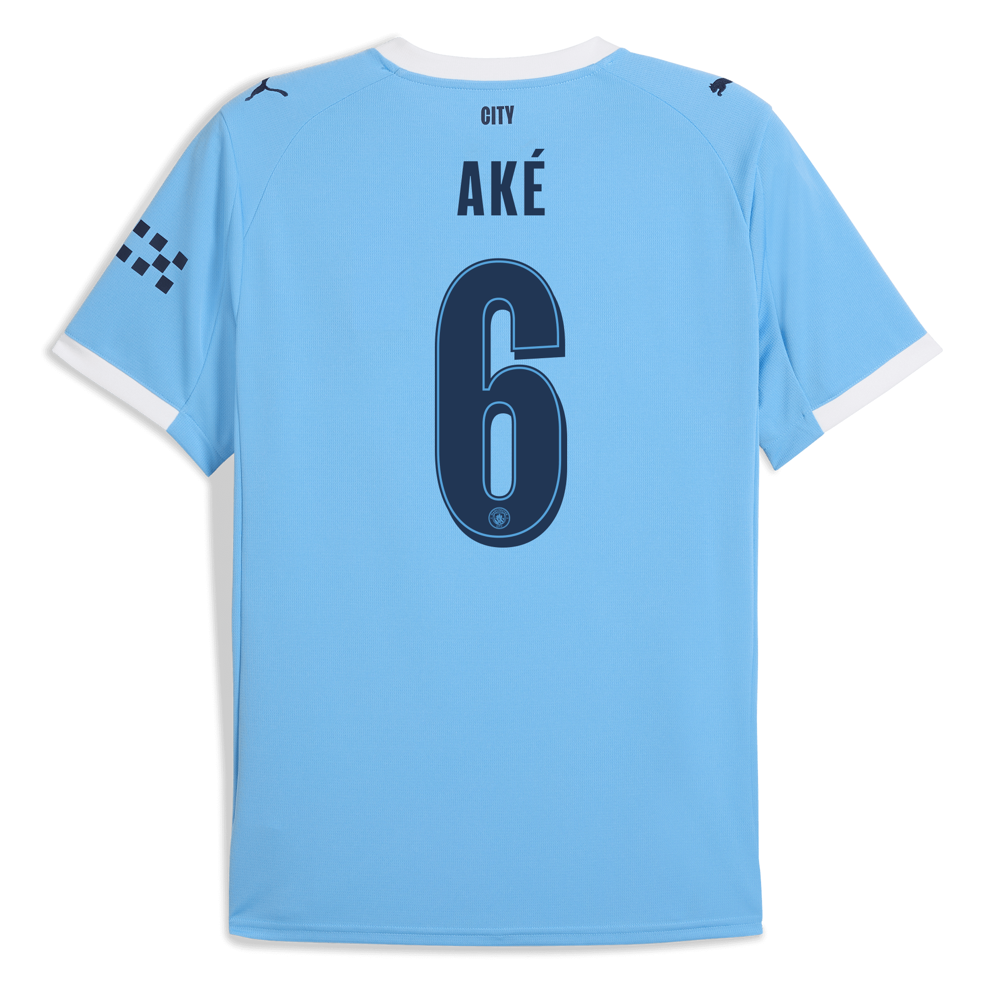 Manchester City manchester city man city home jersey 202526 with ake 6 printing Collection - ManchesterCitystore.com