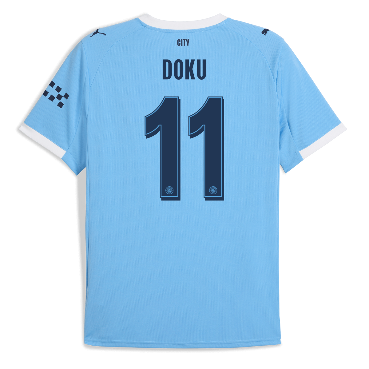 Manchester City manchester city man city home jersey 202526 with doku 11 printing Collection - ManchesterCitystore.com