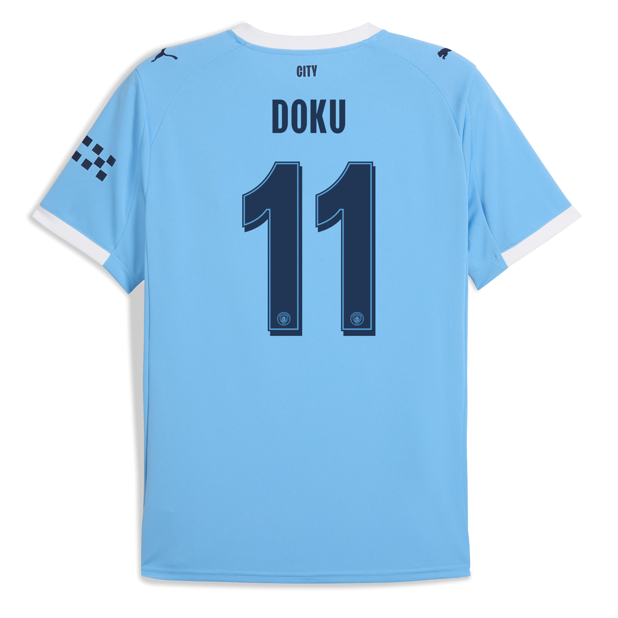 Manchester City manchester city man city home jersey 202526 with doku 11 printing Collection - ManchesterCitystore.com