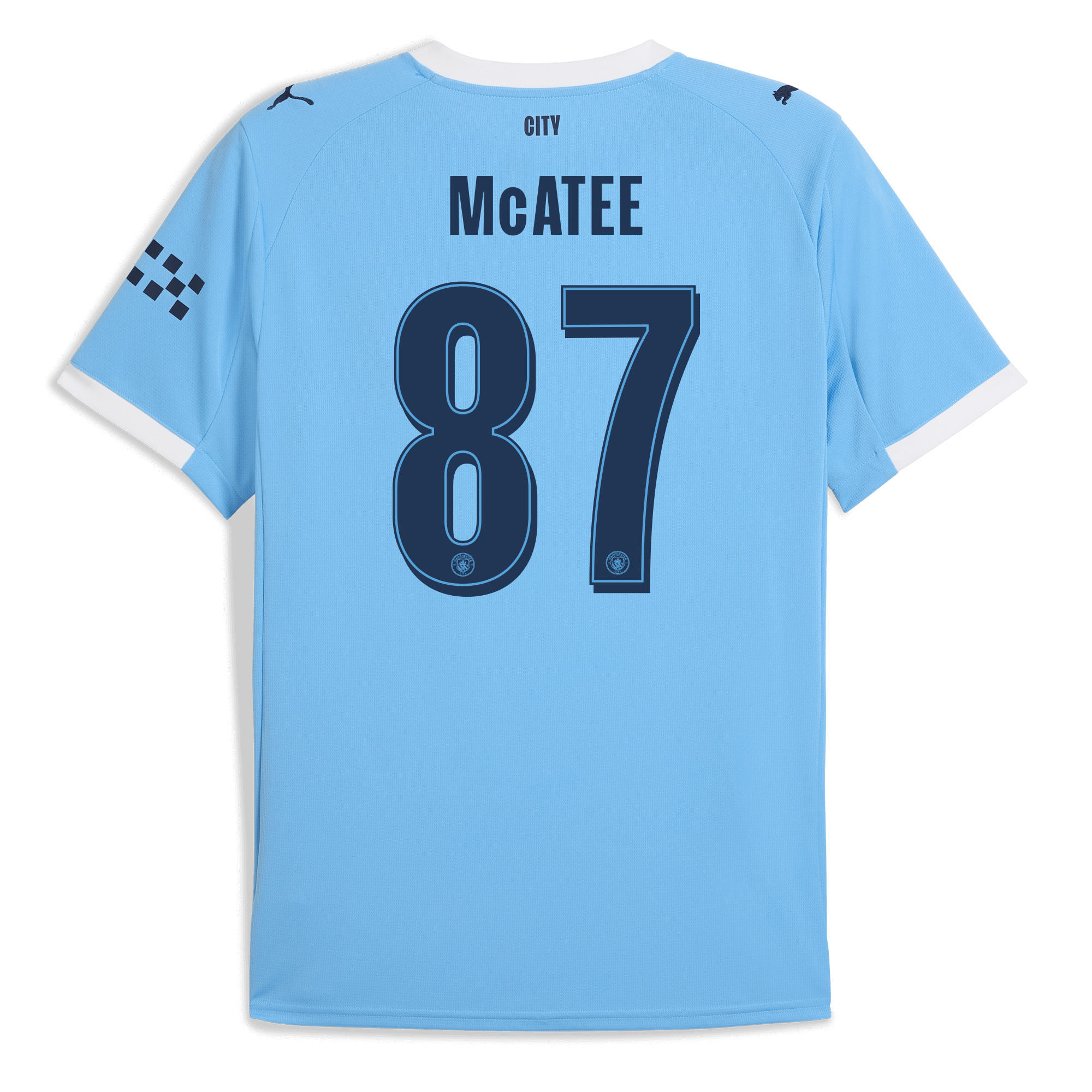 Manchester City manchester city man city home jersey 202526 with mcatee 87 printing Collection - ManchesterCitystore.com