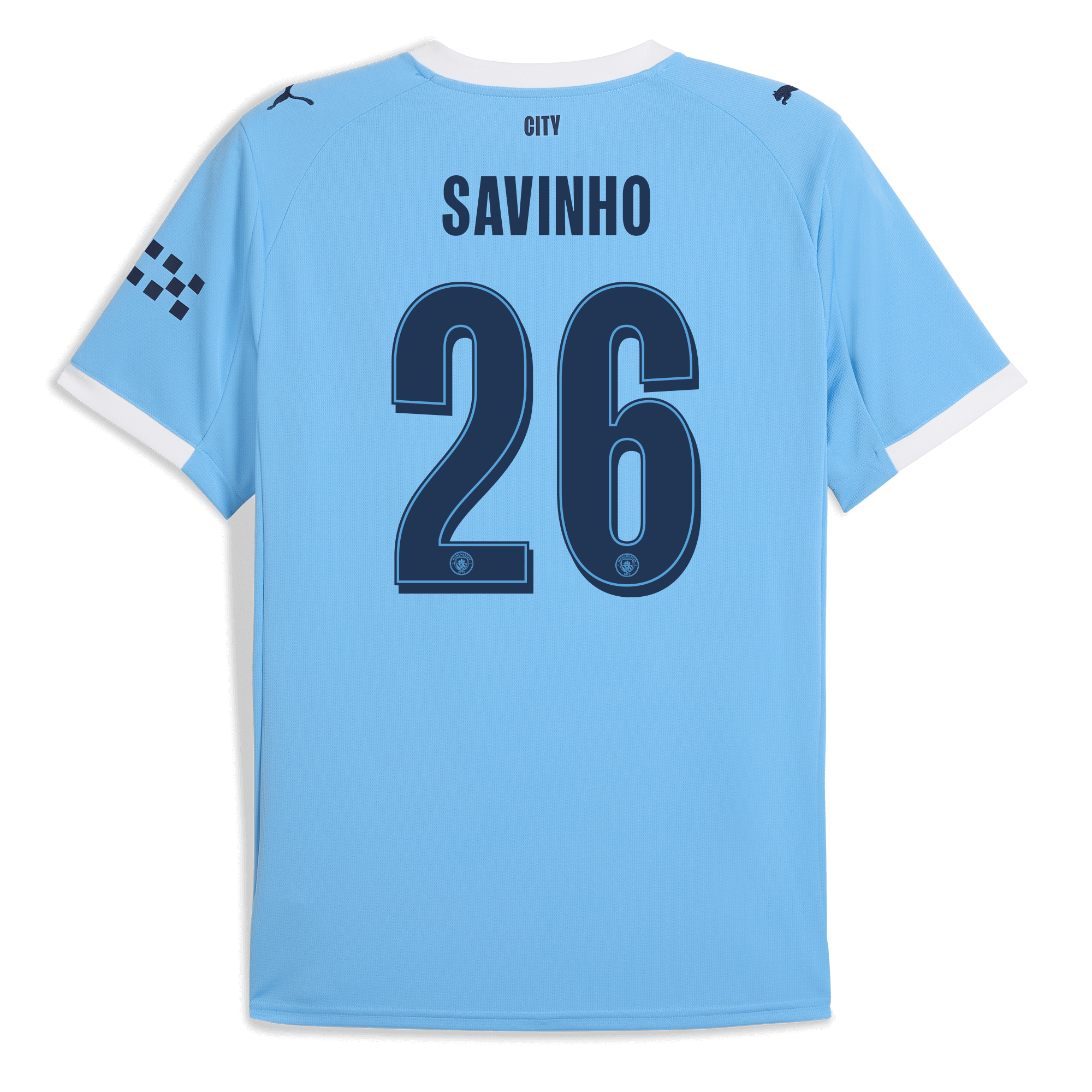 Manchester City manchester city man city home jersey 202526 with savinho 26 printing Collection - ManchesterCitystore.com