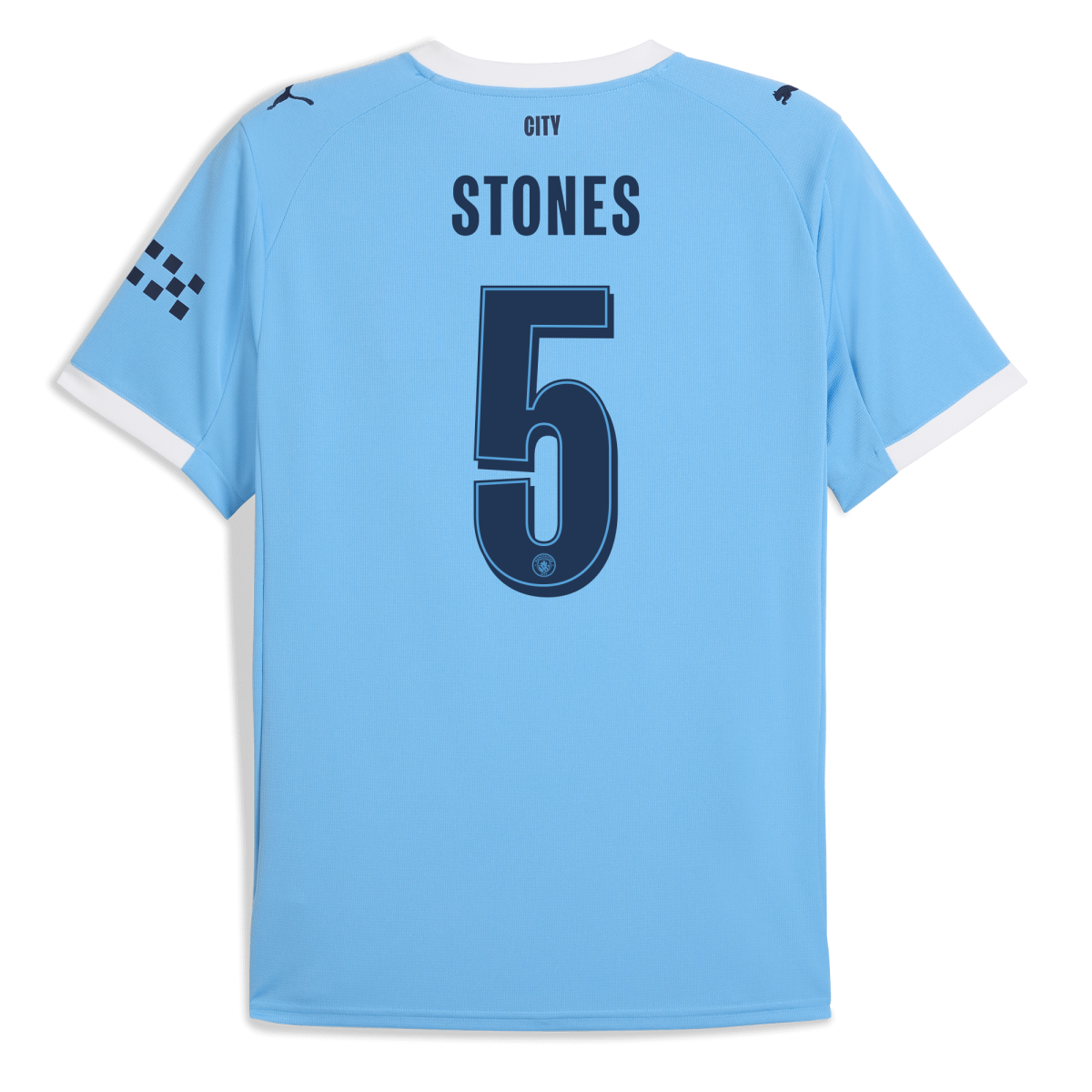 Manchester City manchester city man city home jersey 202526 with stones 5 printing Collection - ManchesterCitystore.com