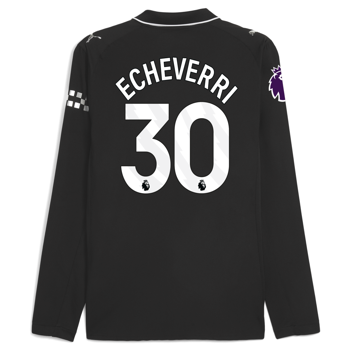 Manchester City manchester city premier league away authentic jersey 202526 long sleeve with echeverri 30 printing Collection - ManchesterCitystore.com