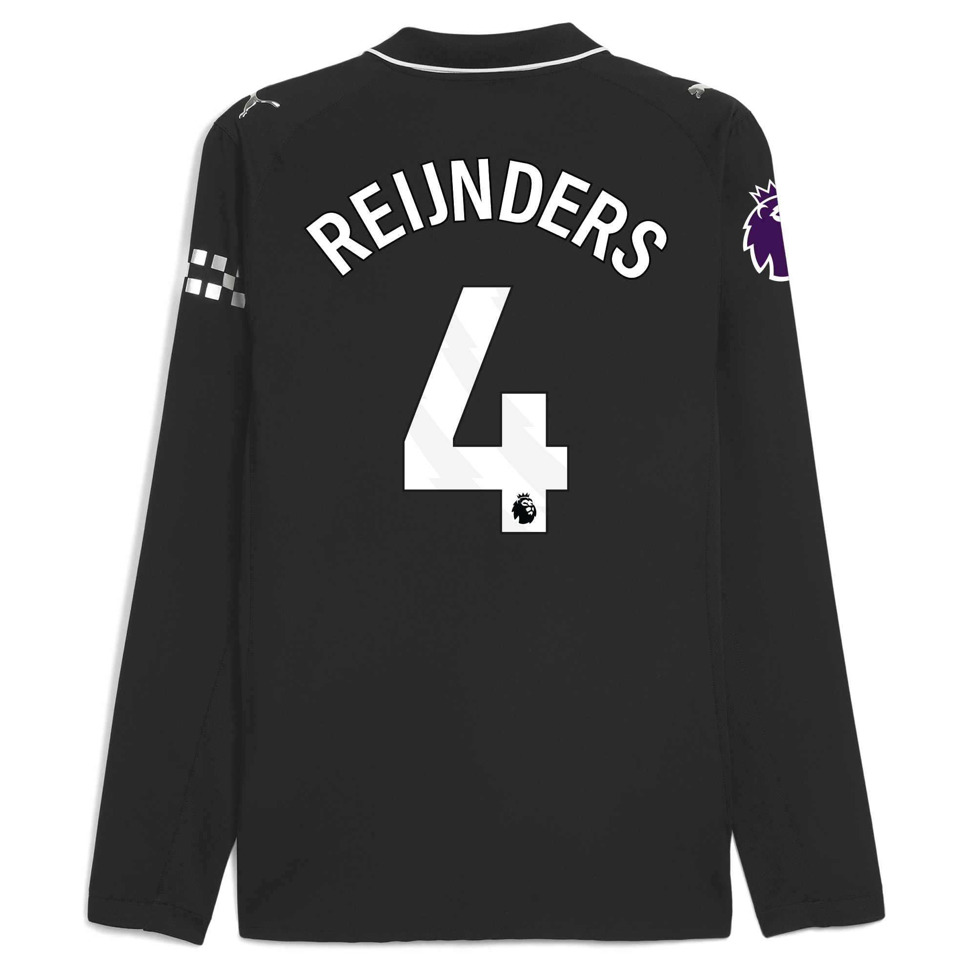 Manchester City manchester city premier league away authentic jersey 202526 long sleeve with reijnders 4 printing Collection - ManchesterCitystore.com