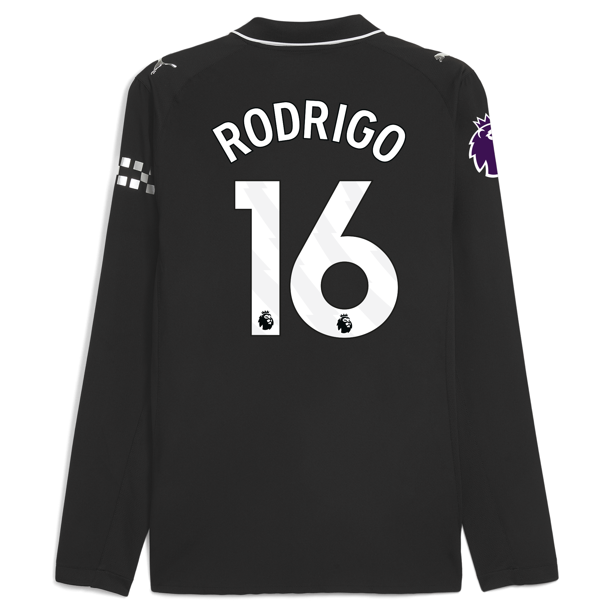 Manchester City manchester city premier league away authentic jersey 202526 long sleeve with rodrigo 16 printing Collection - ManchesterCitystore.com