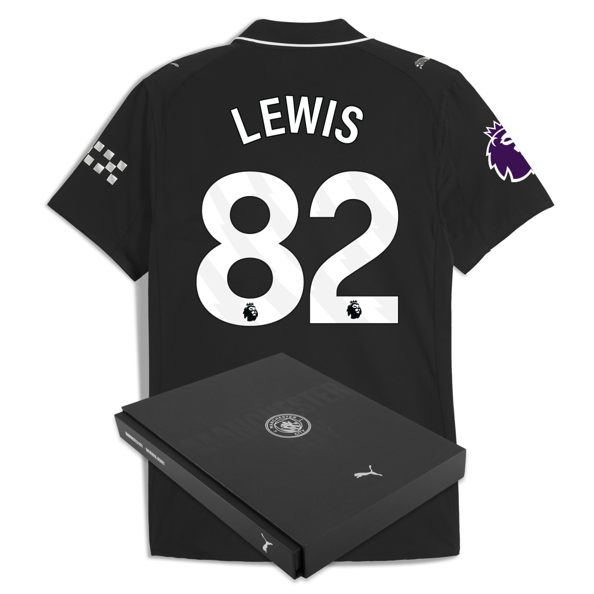 Manchester City manchester city premier league away authentic jersey 202526 with lewis 82 printing in gift box Collection - ManchesterCitystore.com
