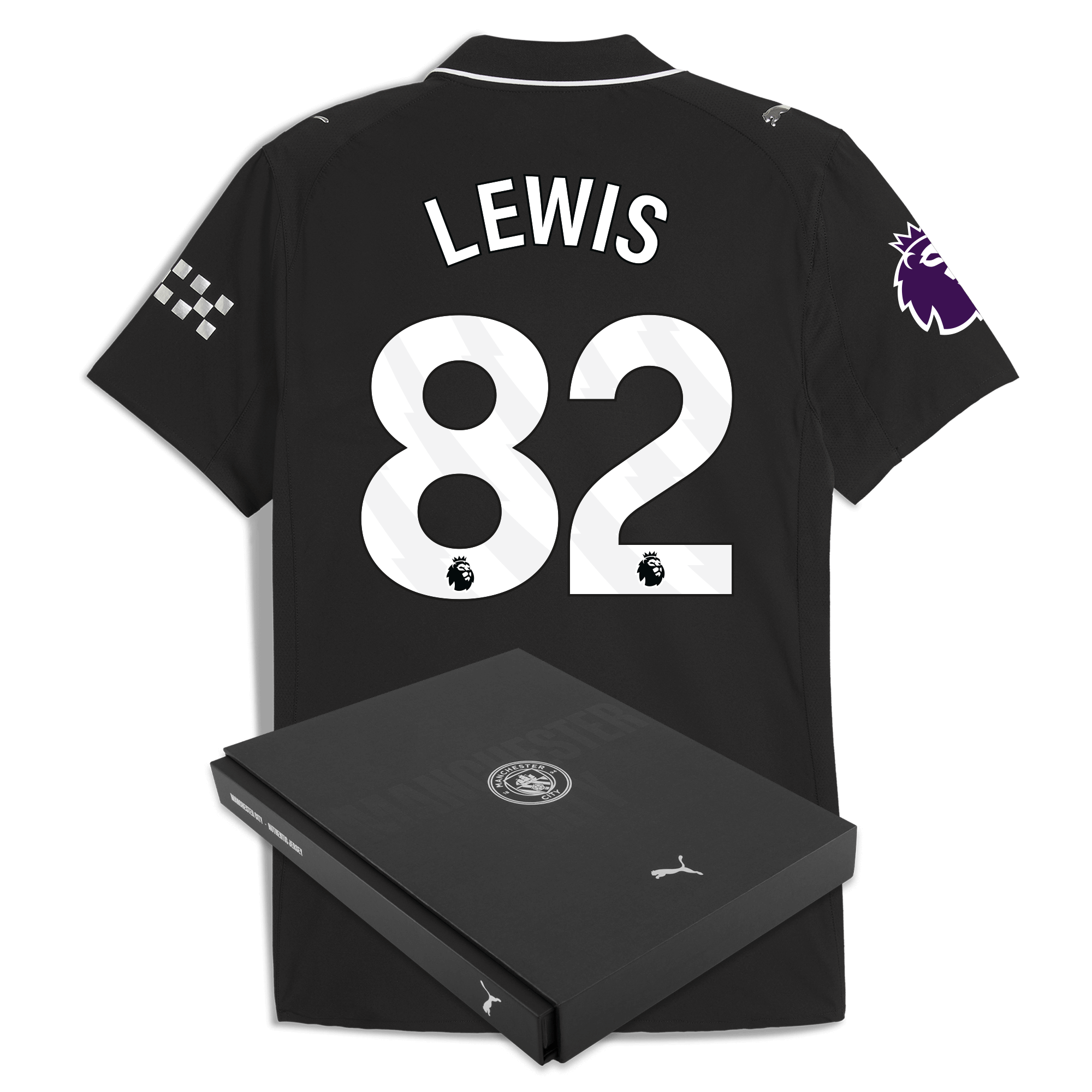 Manchester City manchester city premier league away authentic jersey 202526 with lewis 82 printing in gift box Collection - ManchesterCitystore.com