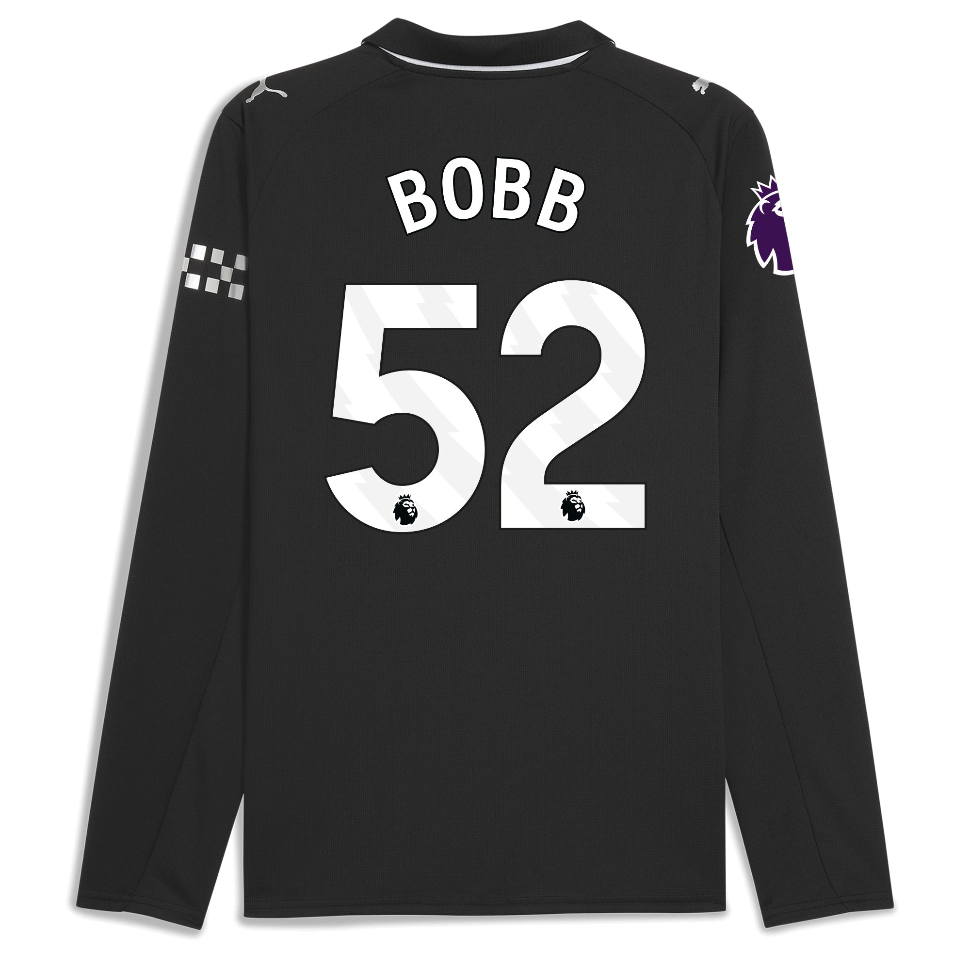 Manchester City manchester city premier league away jersey 202526 long sleeve with bobb 52 printing Collection - ManchesterCitystore.com