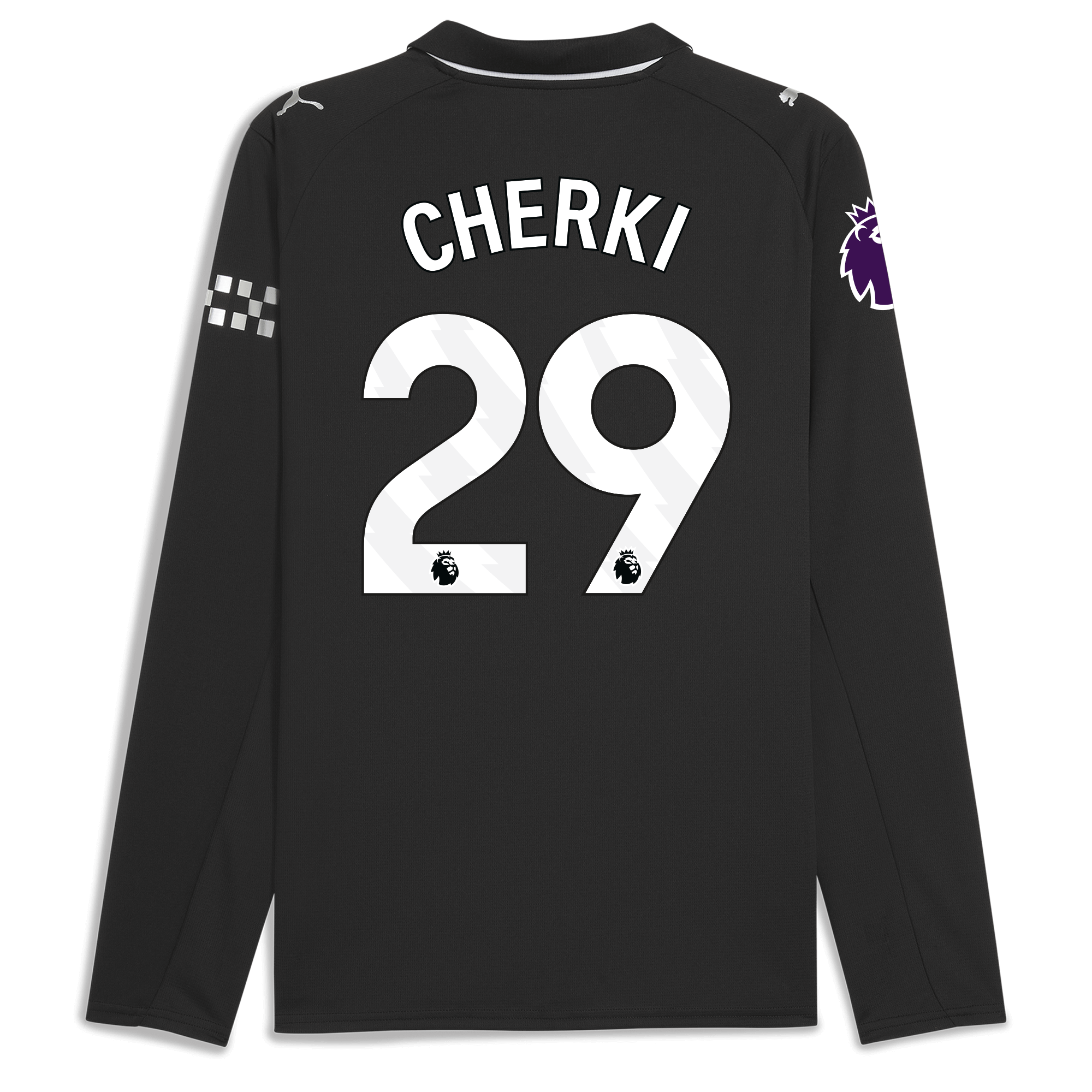 Manchester City manchester city premier league away jersey 202526 long sleeve with cherki 29 printing Collection - ManchesterCitystore.com